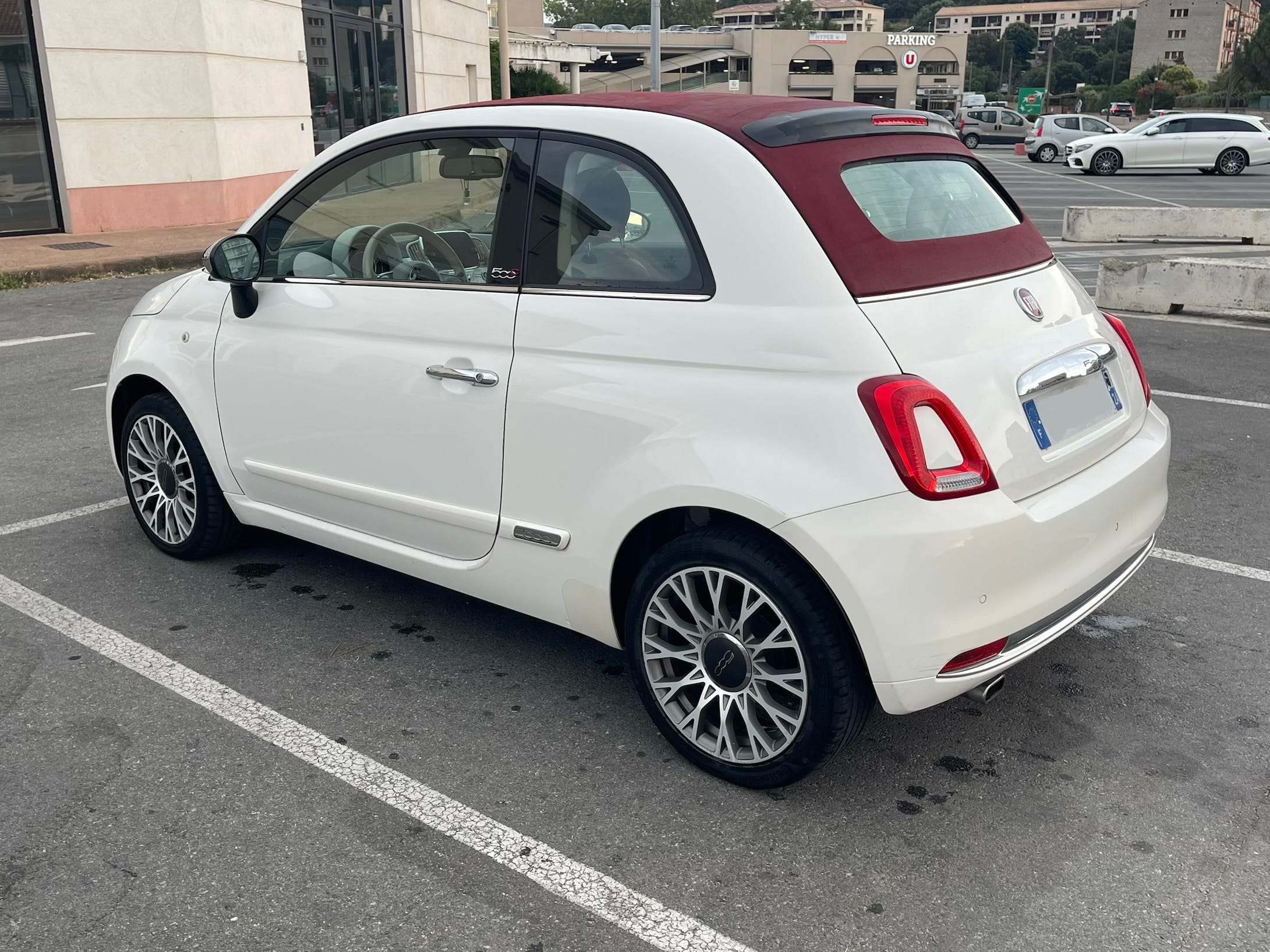 Fiat 500 C avec Climatisation