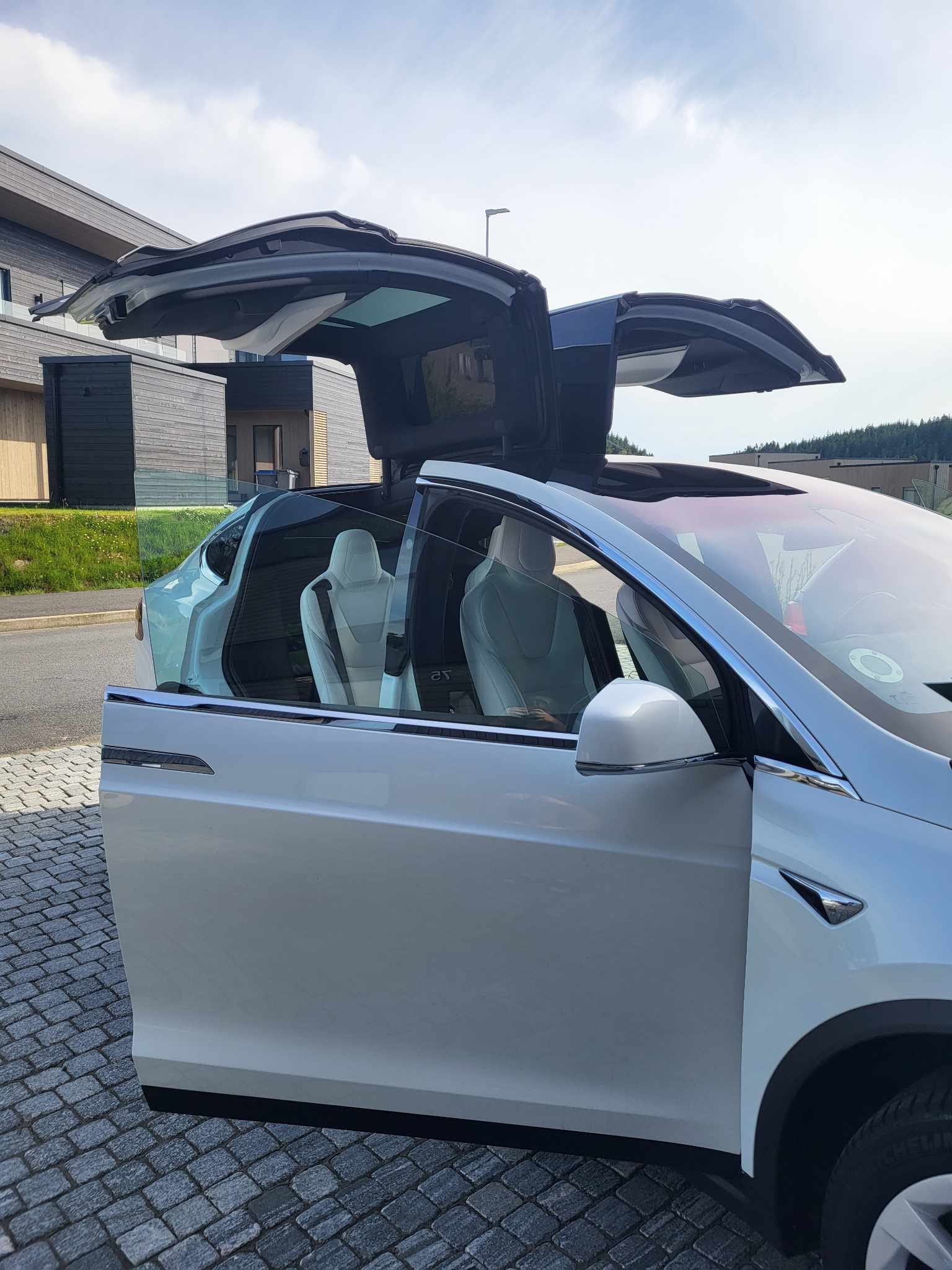 Tesla Model X Performance med Aircondition
