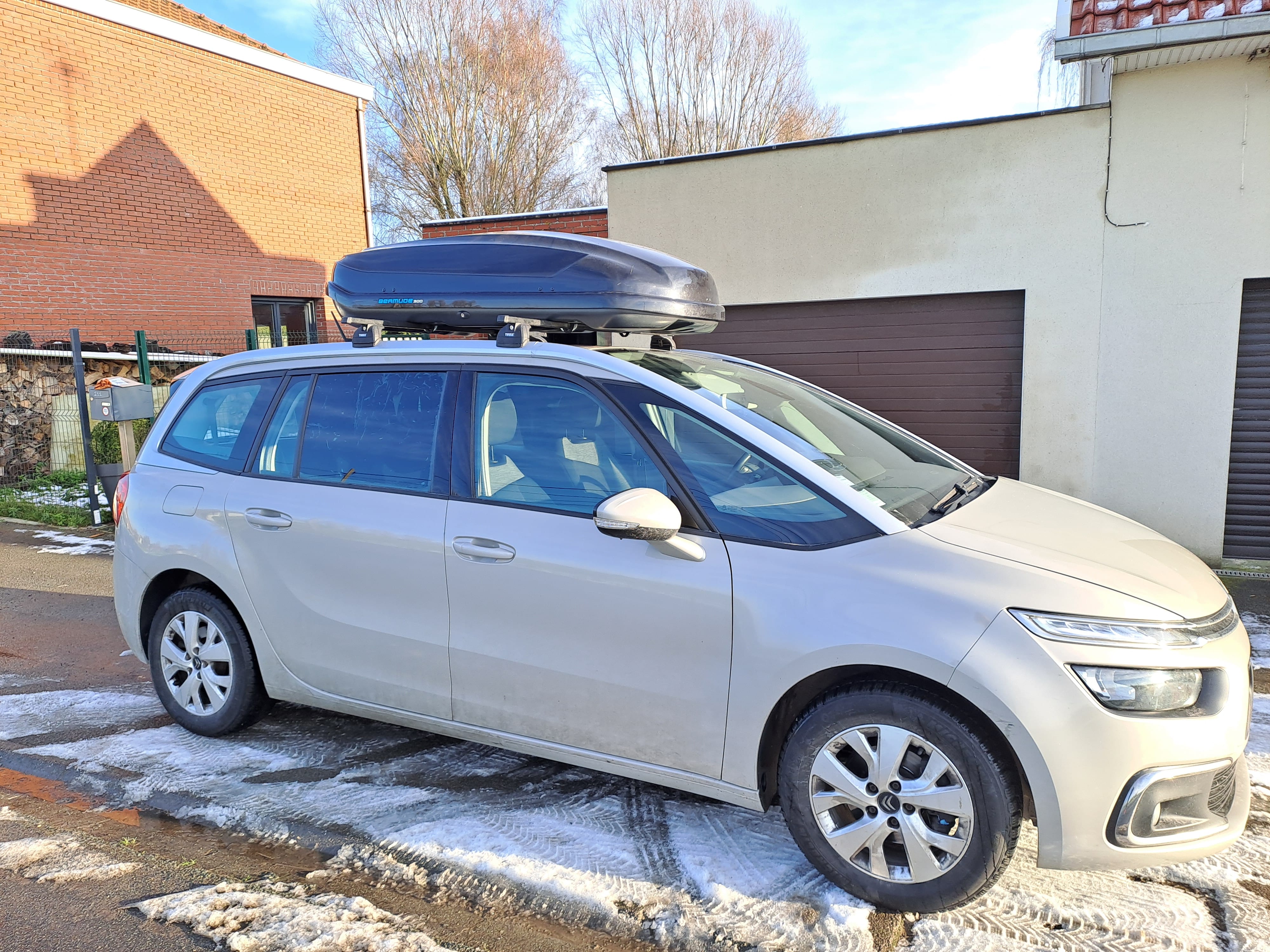 Citroen C4 Spacetourer avec Porte-vélos