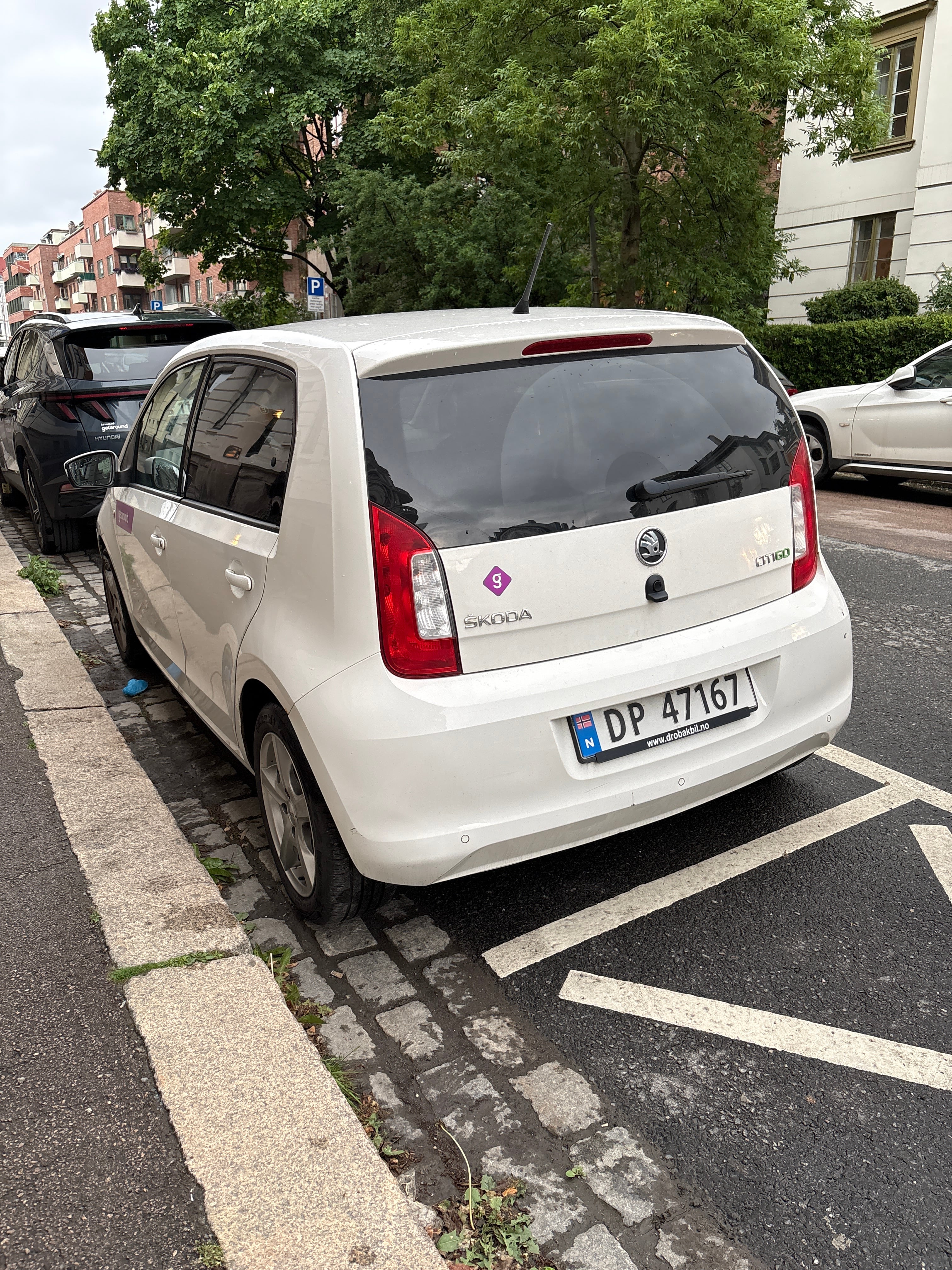 Skoda Citigo med Lydinngang