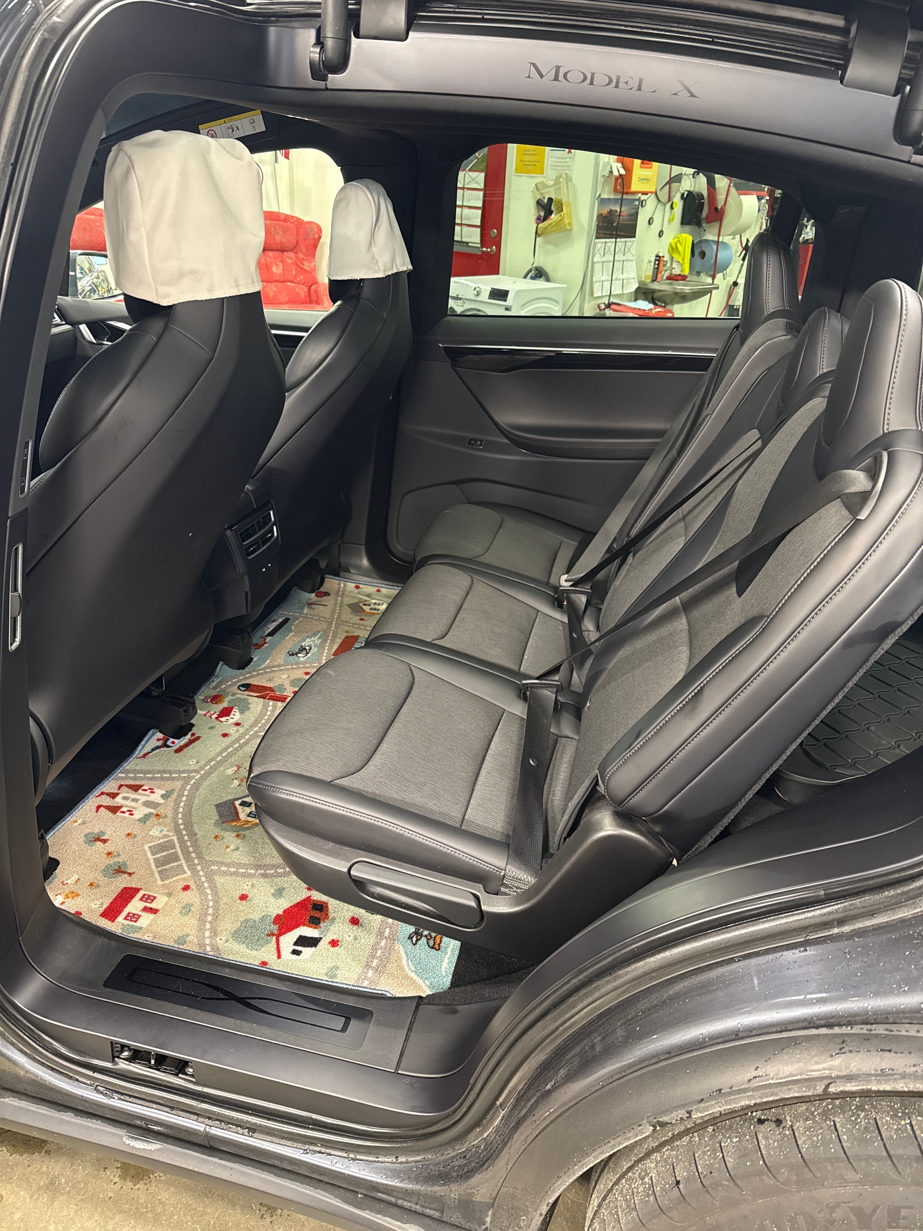 Tesla Model X med Aircondition