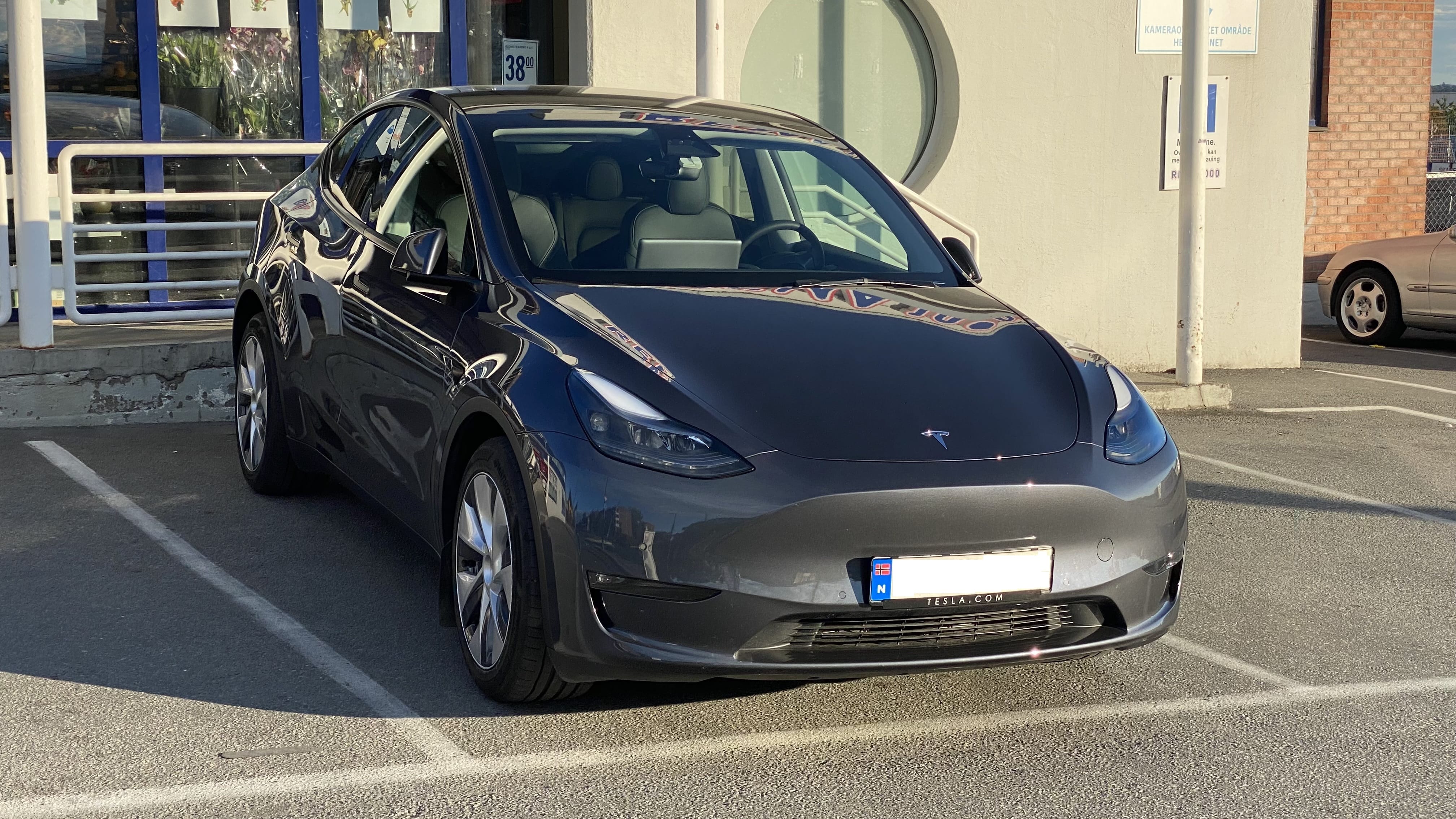 Tesla Model Y with Cruise control