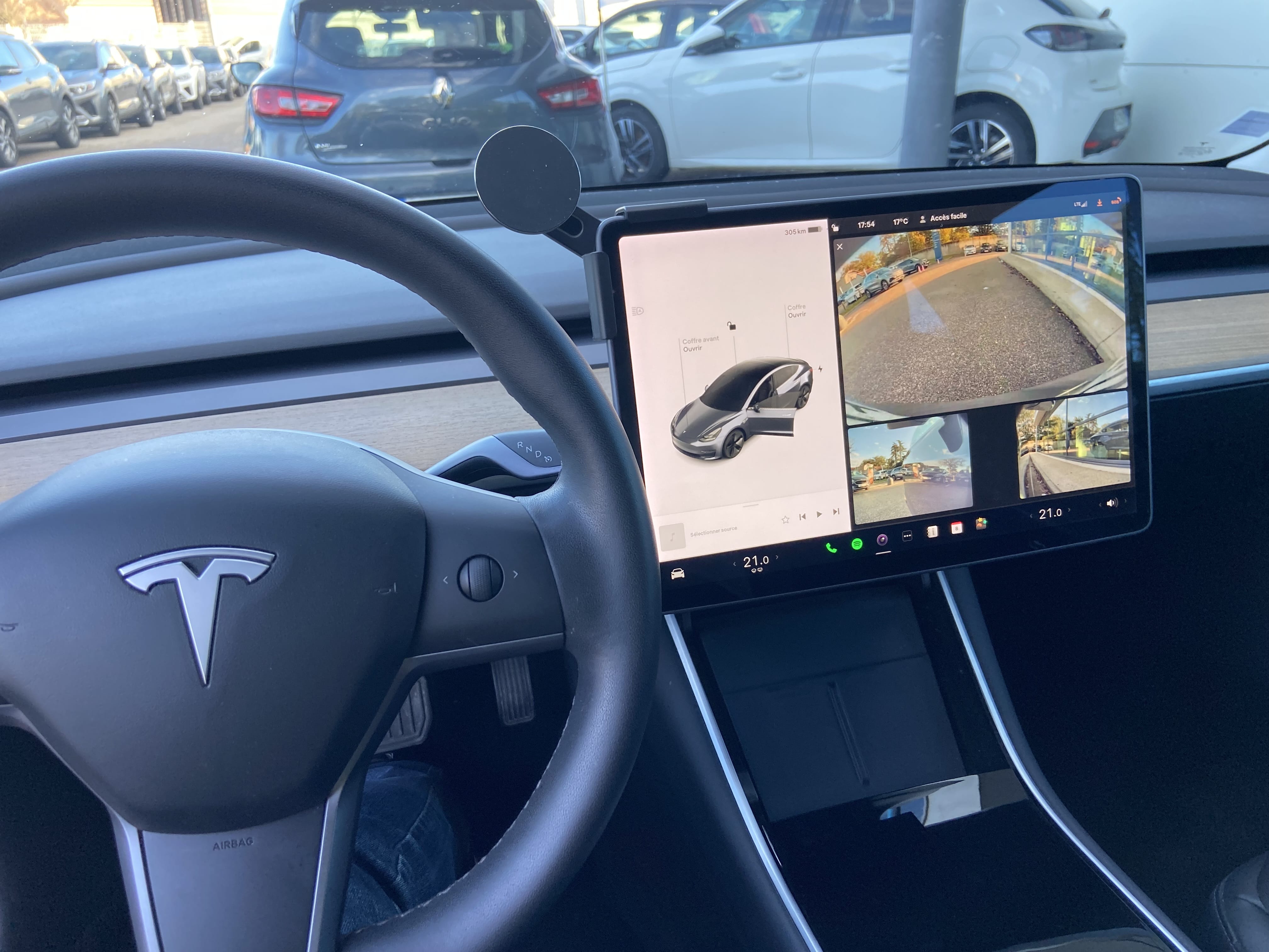 Tesla Model 3 avec Régulateur de vitesse