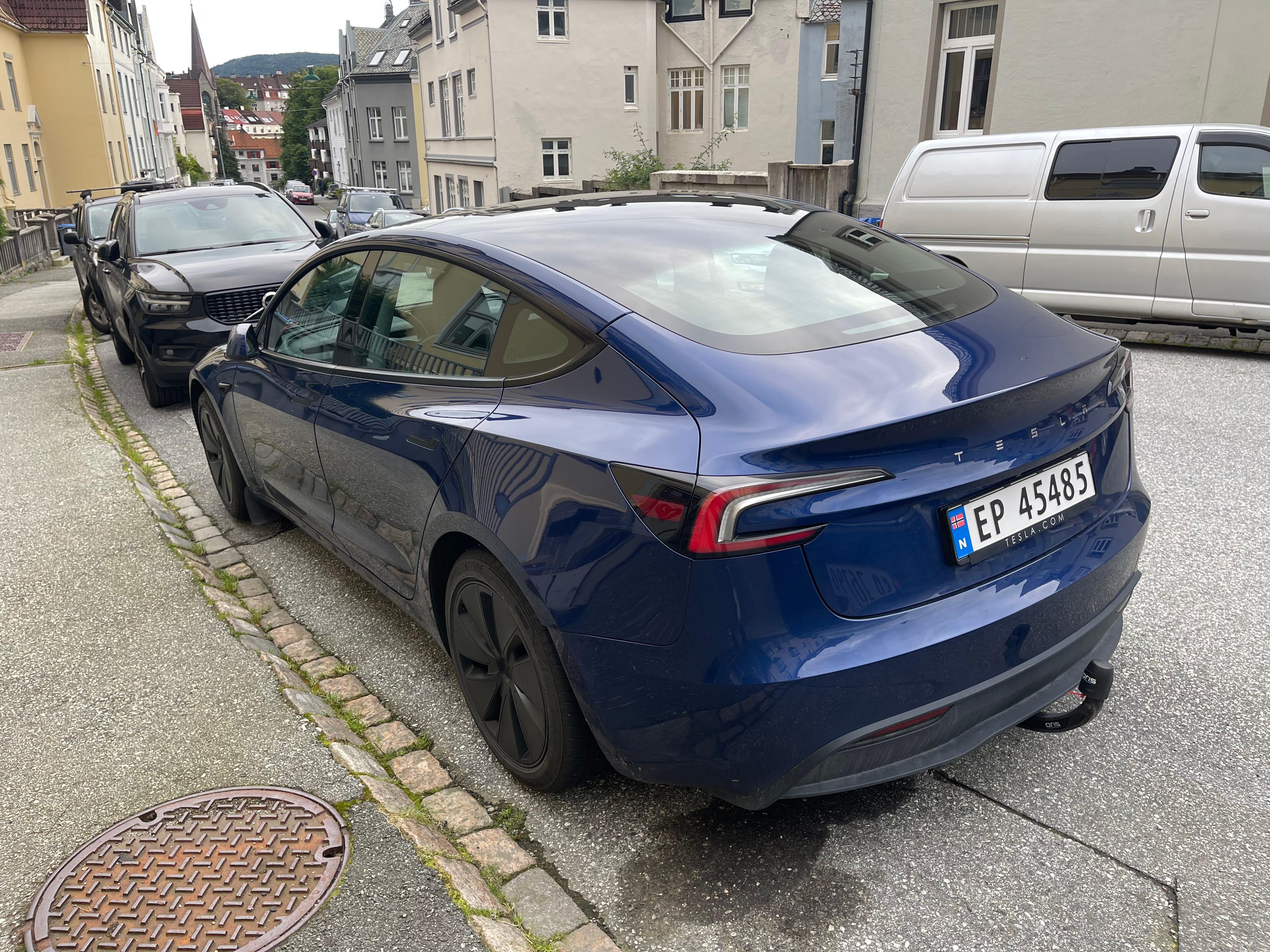 Tesla Model 3 Long Range med Ryggekamera