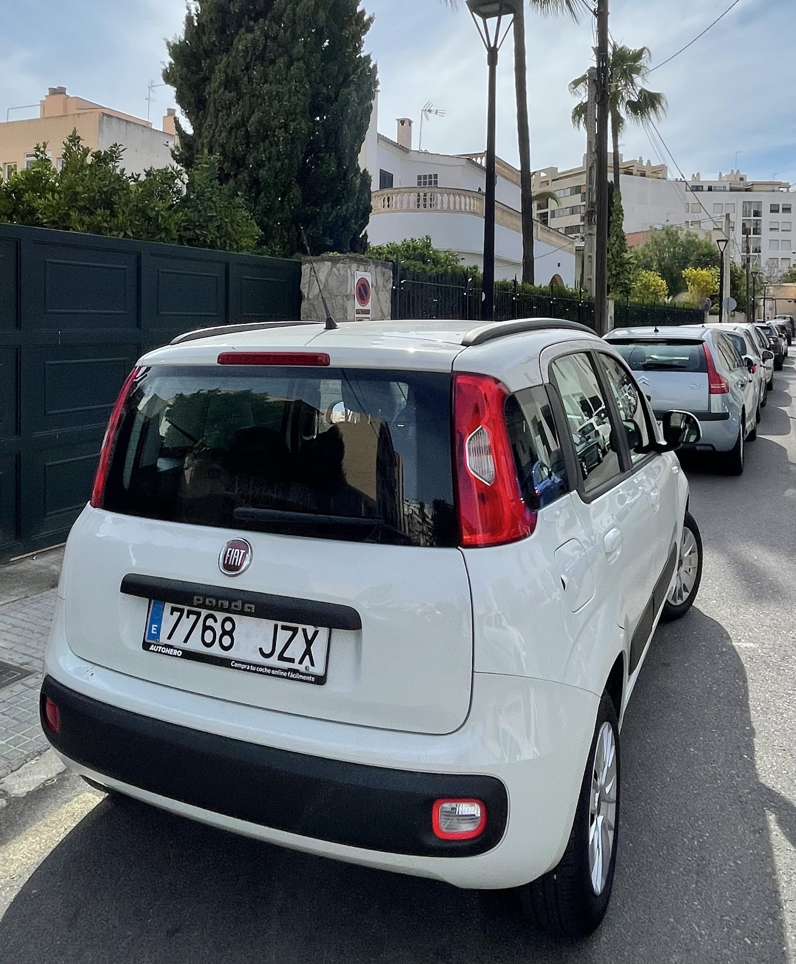 Fiat Panda con Silla infantil