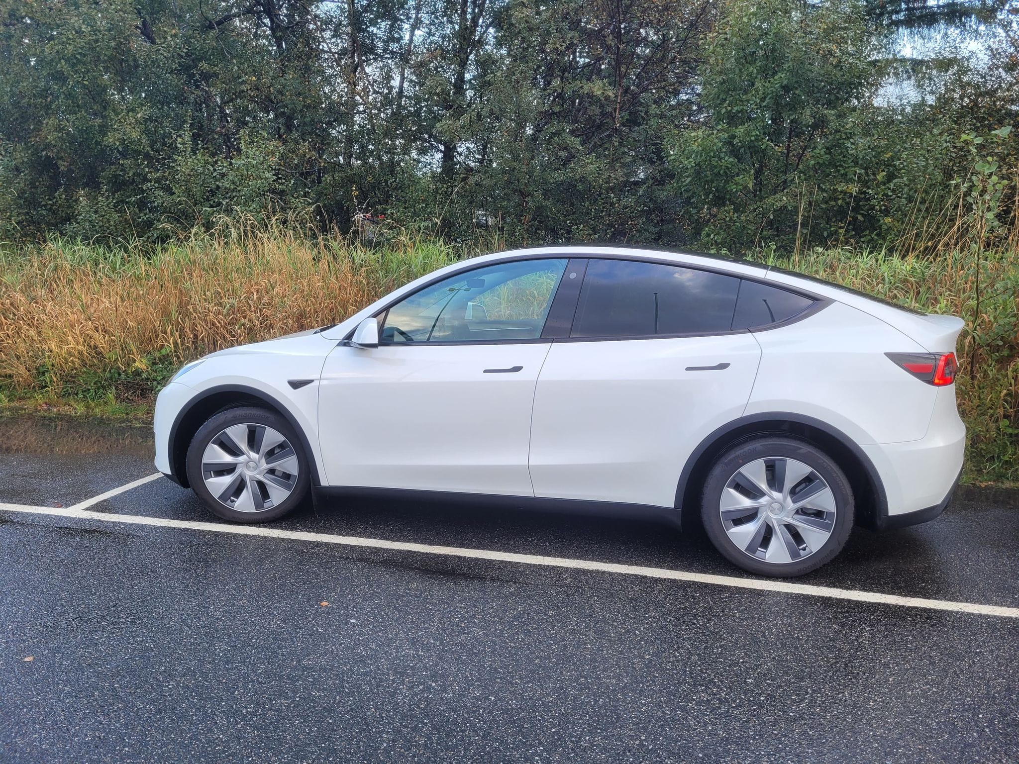 Tesla Model Y med Aircondition