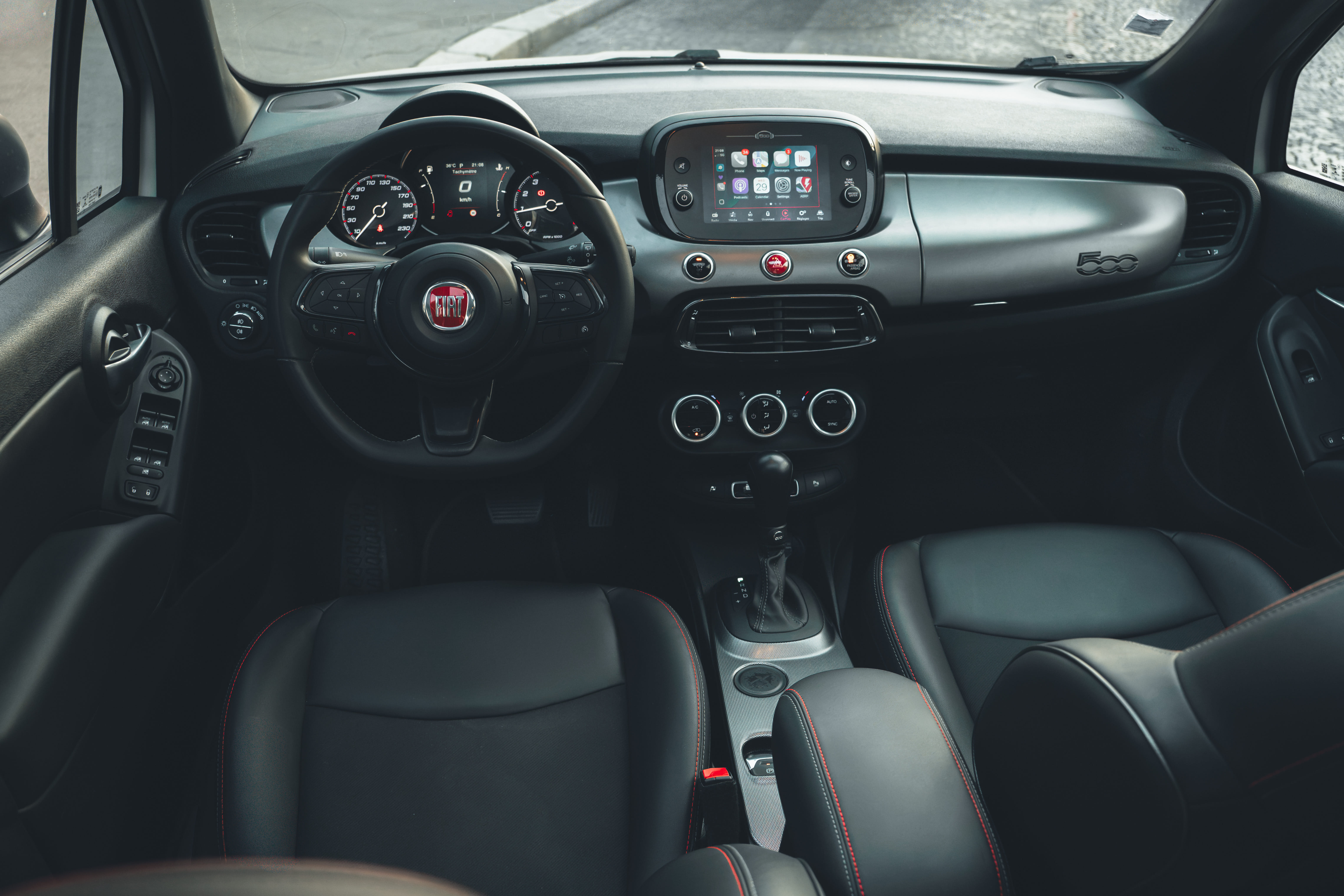 Fiat 500 X avec Caméra de recul