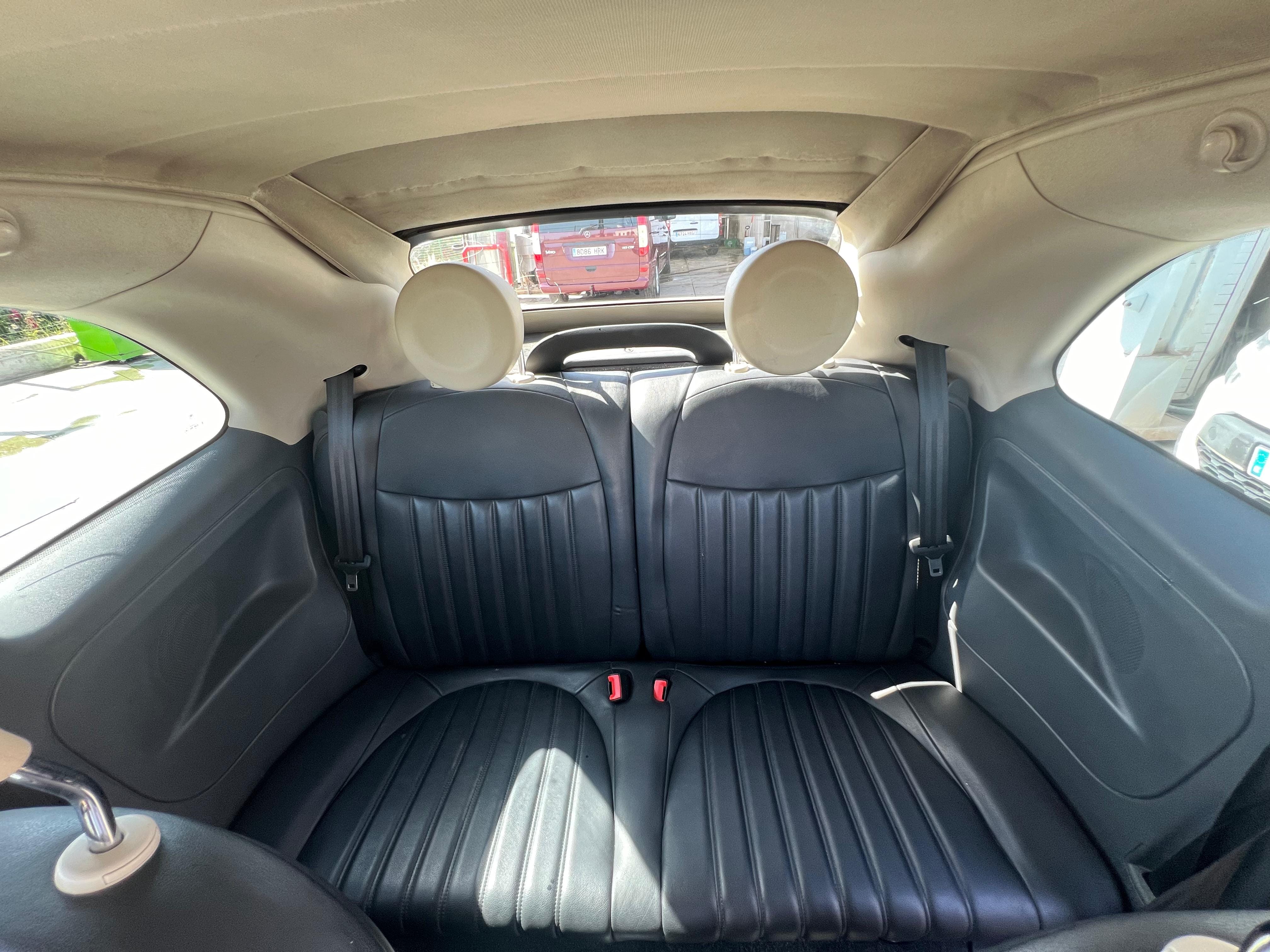 Fiat 500 C con Silla infantil