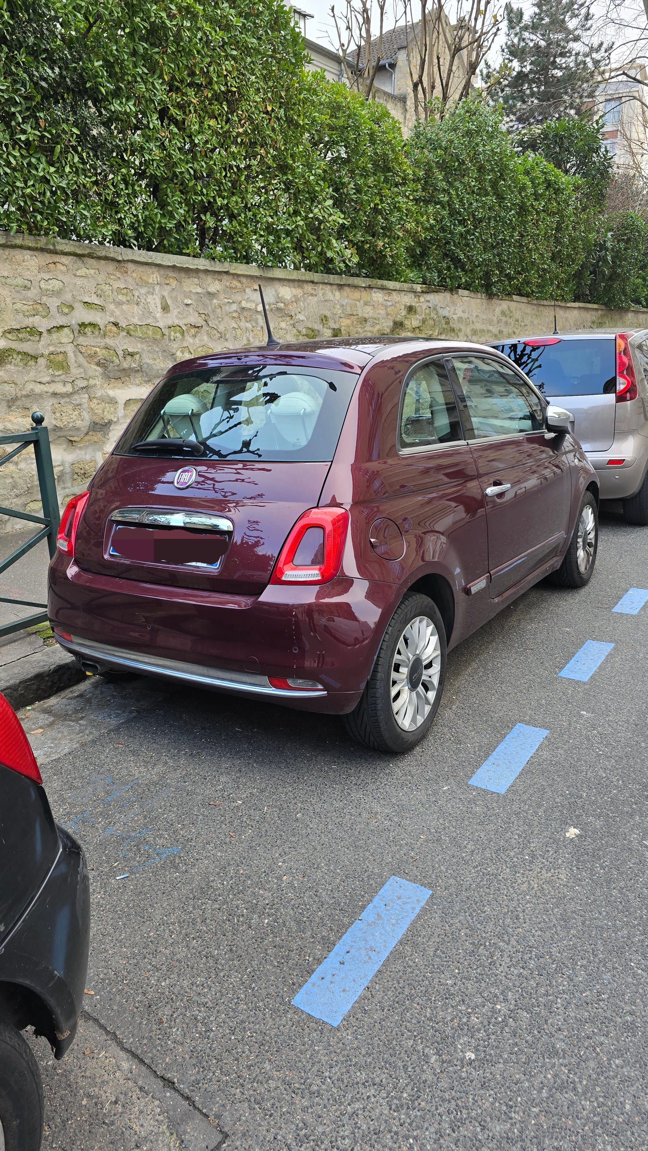 Fiat 500 avec GPS