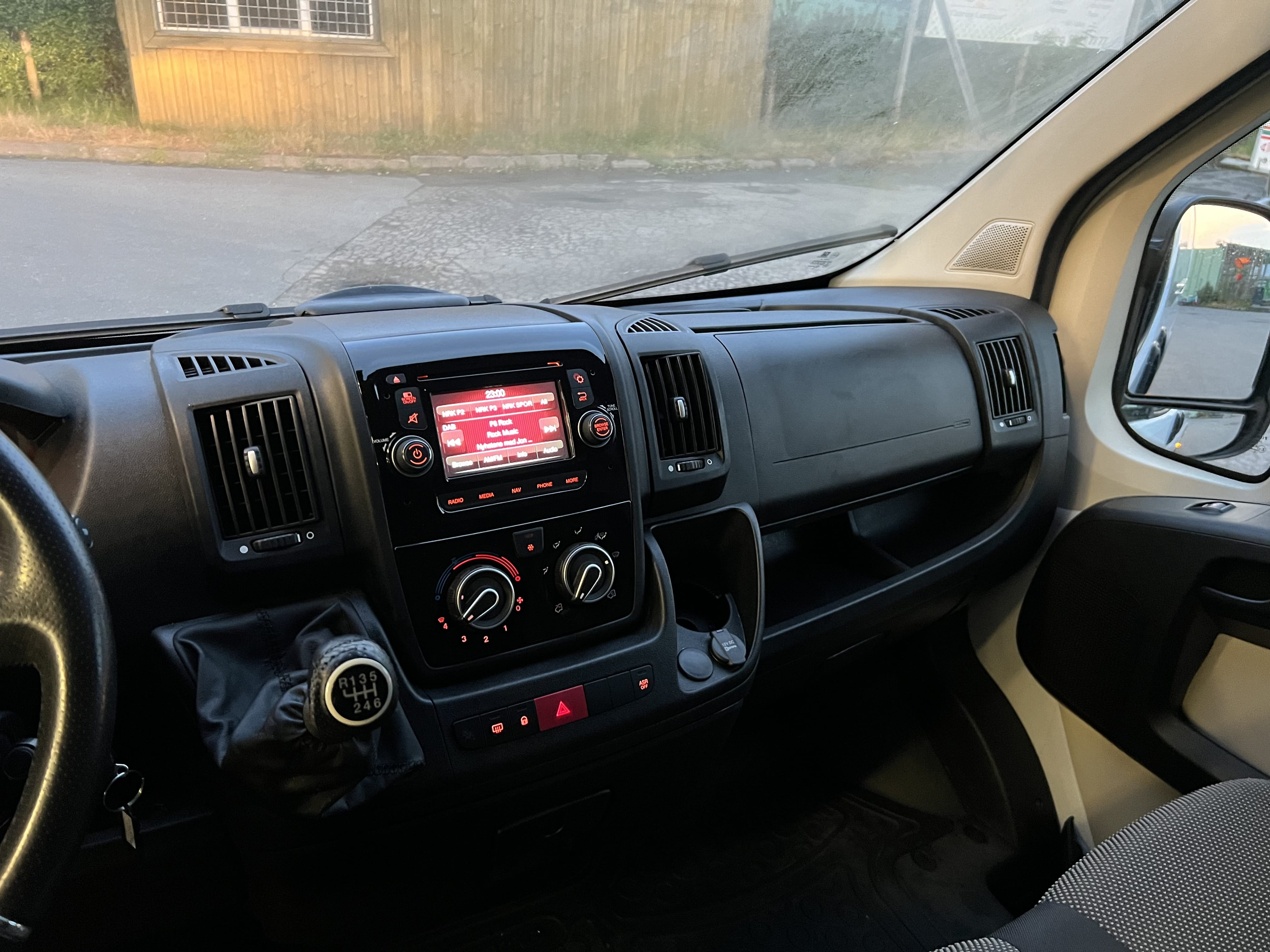 Fiat Ducato med Snøkjettinger