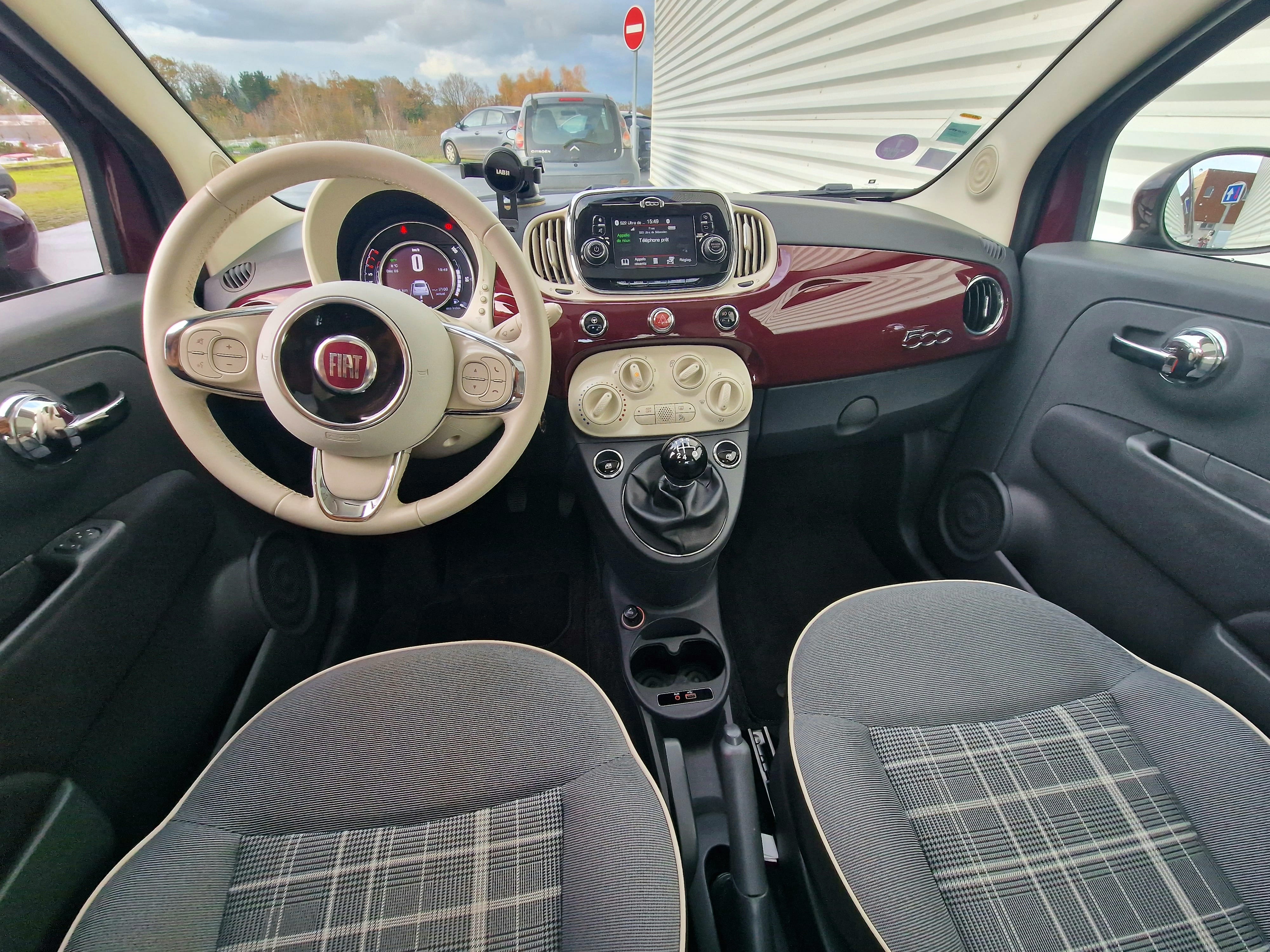 Fiat 500 avec Audio Bluetooth