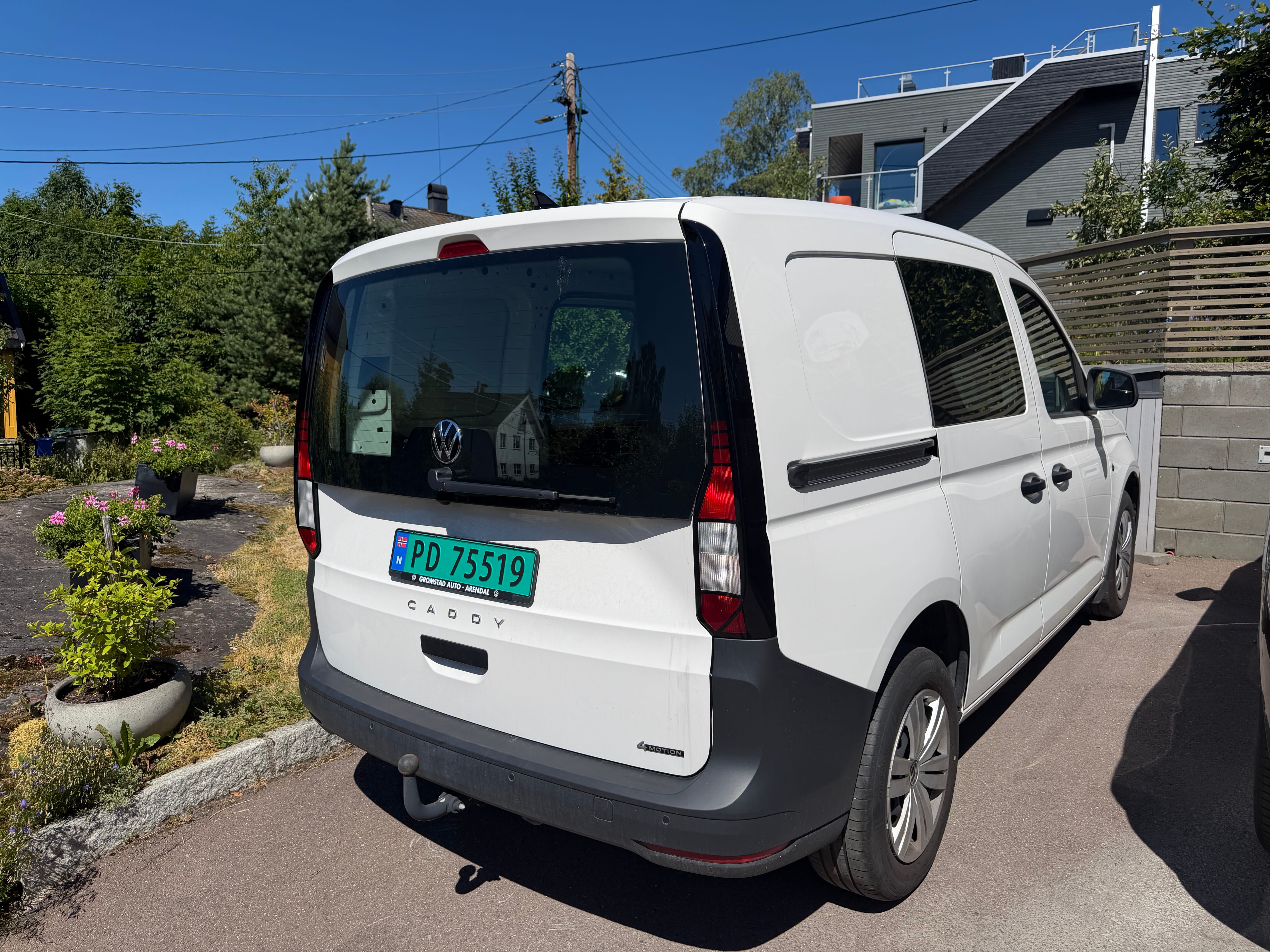 Volkswagen Caddy Varebil 2.0 mit Rückfahrkamera