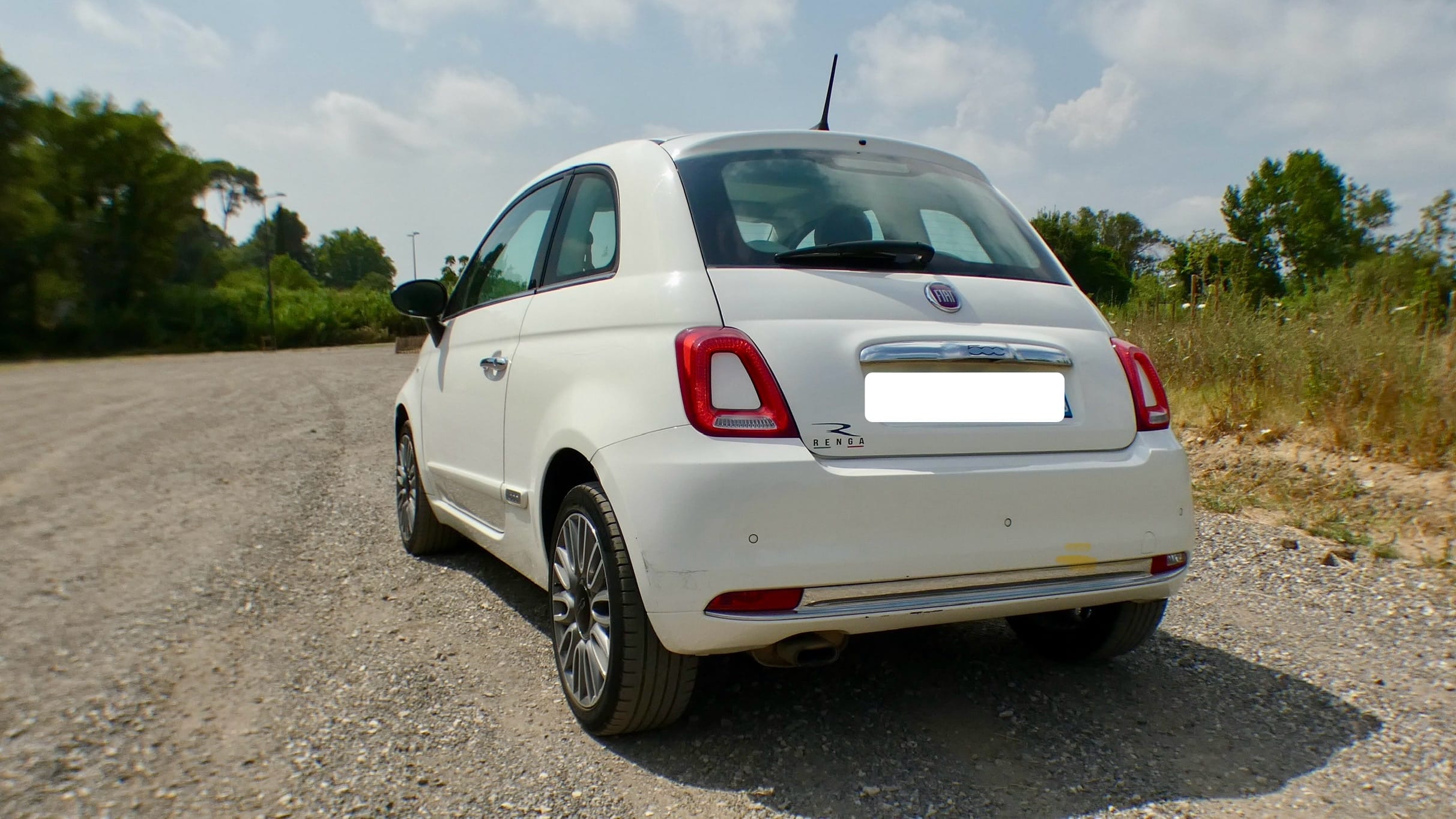 Fiat 500 avec GPS