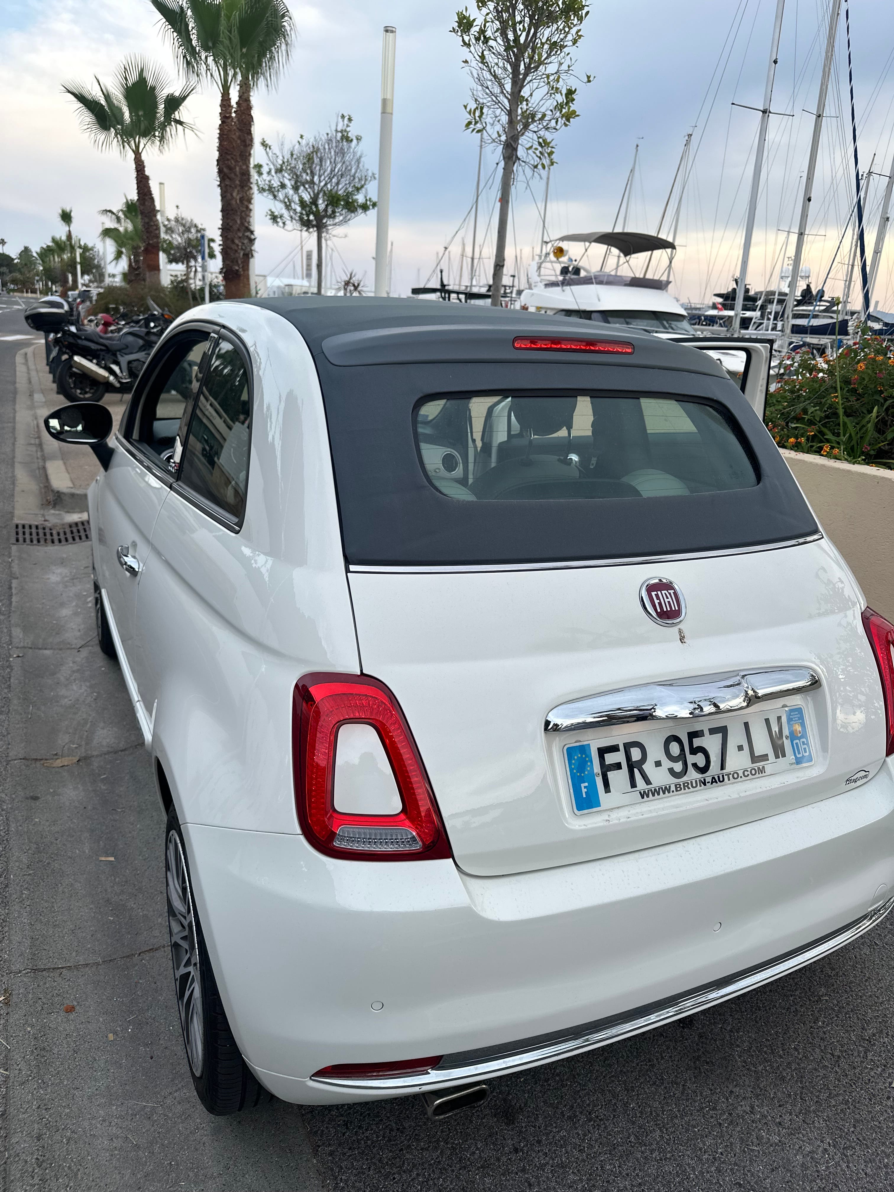 Fiat 500 C avec GPS
