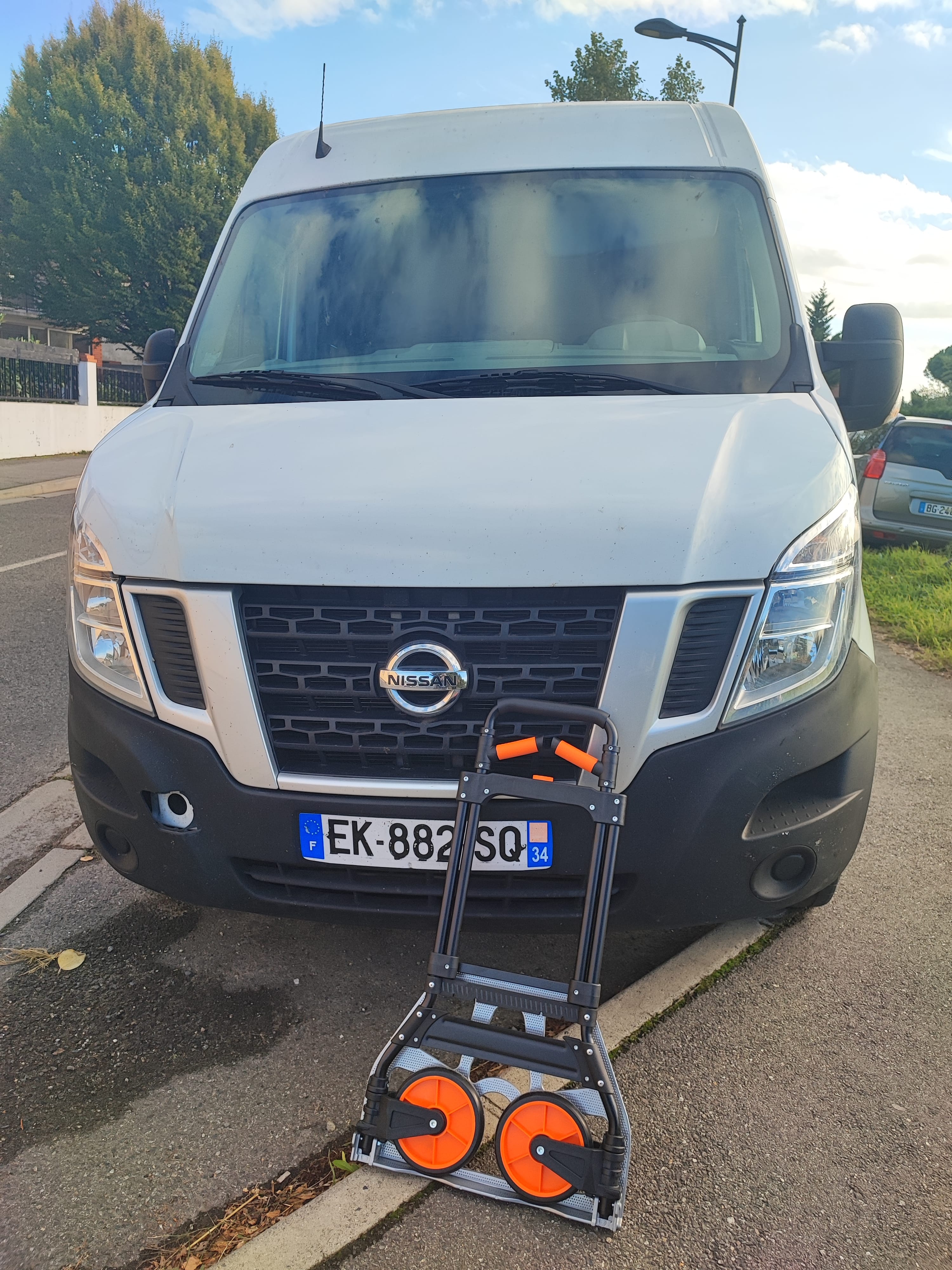 Nissan NV400 avec Siège bébé