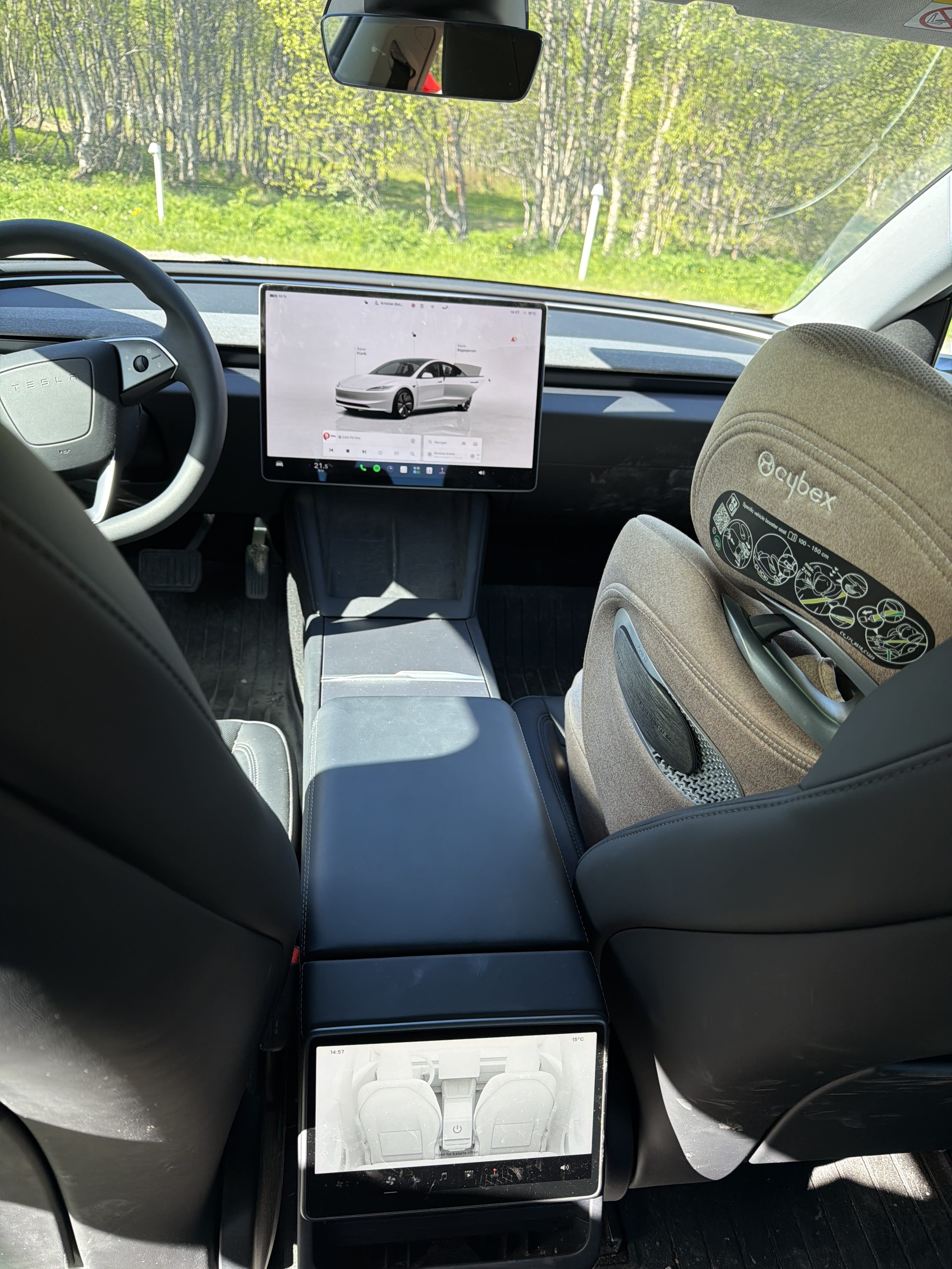Tesla Model 3 Long Range med Ryggekamera