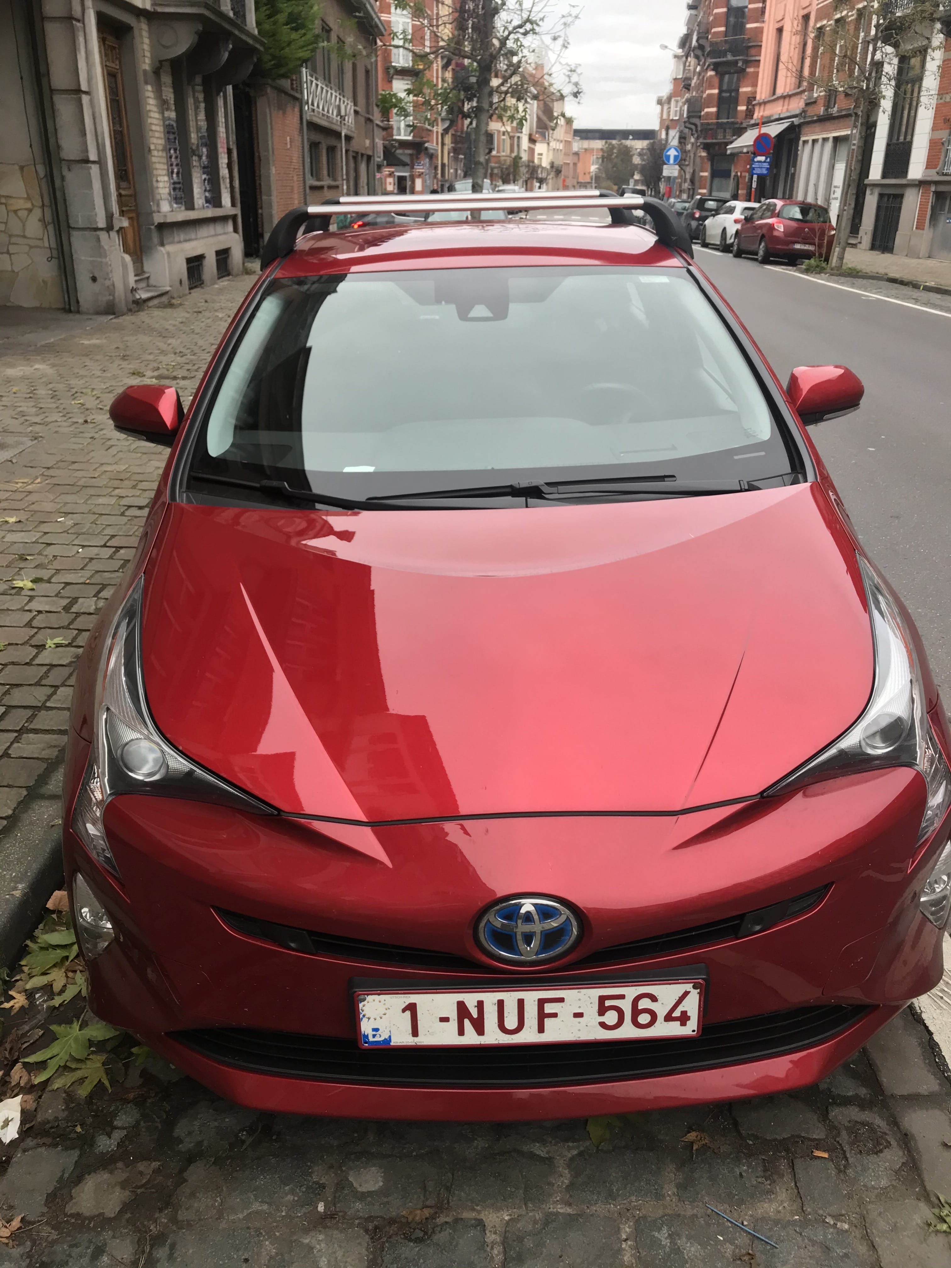 Toyota Prius met Autostoel baby