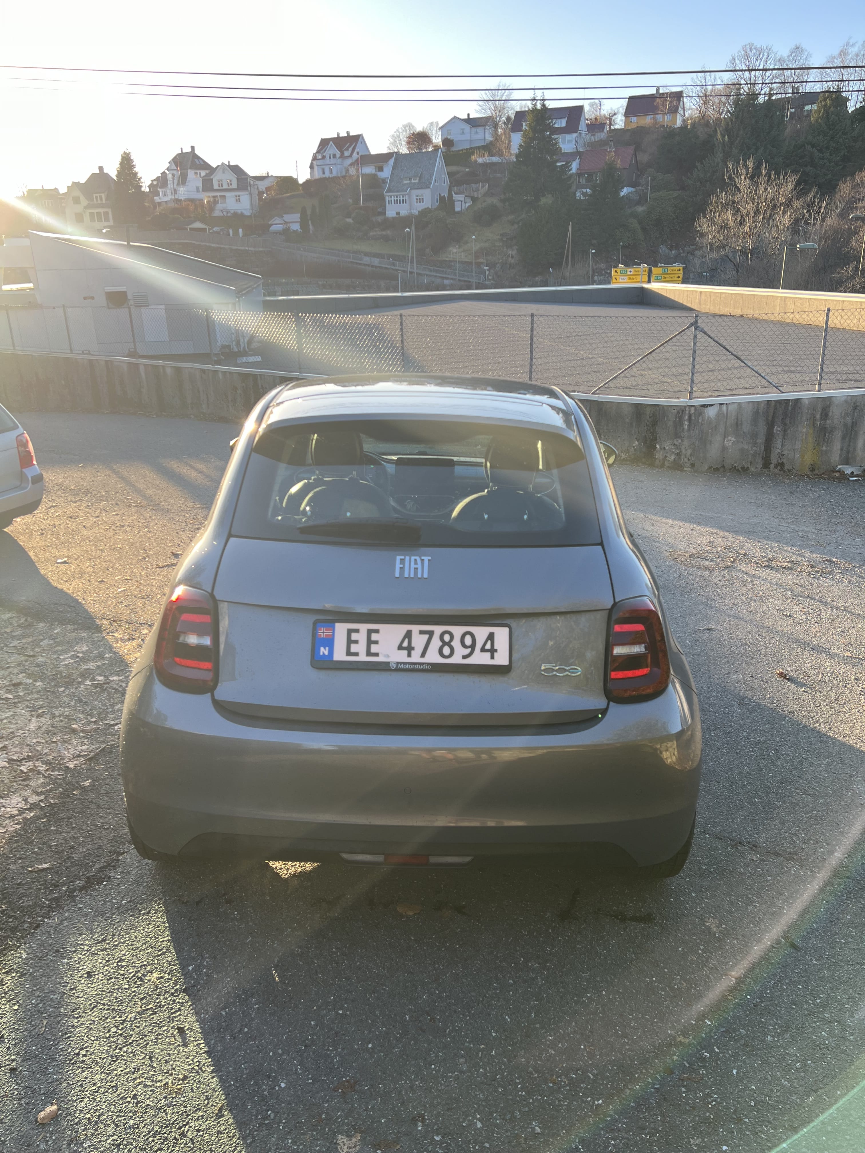 Fiat 500 med GPS