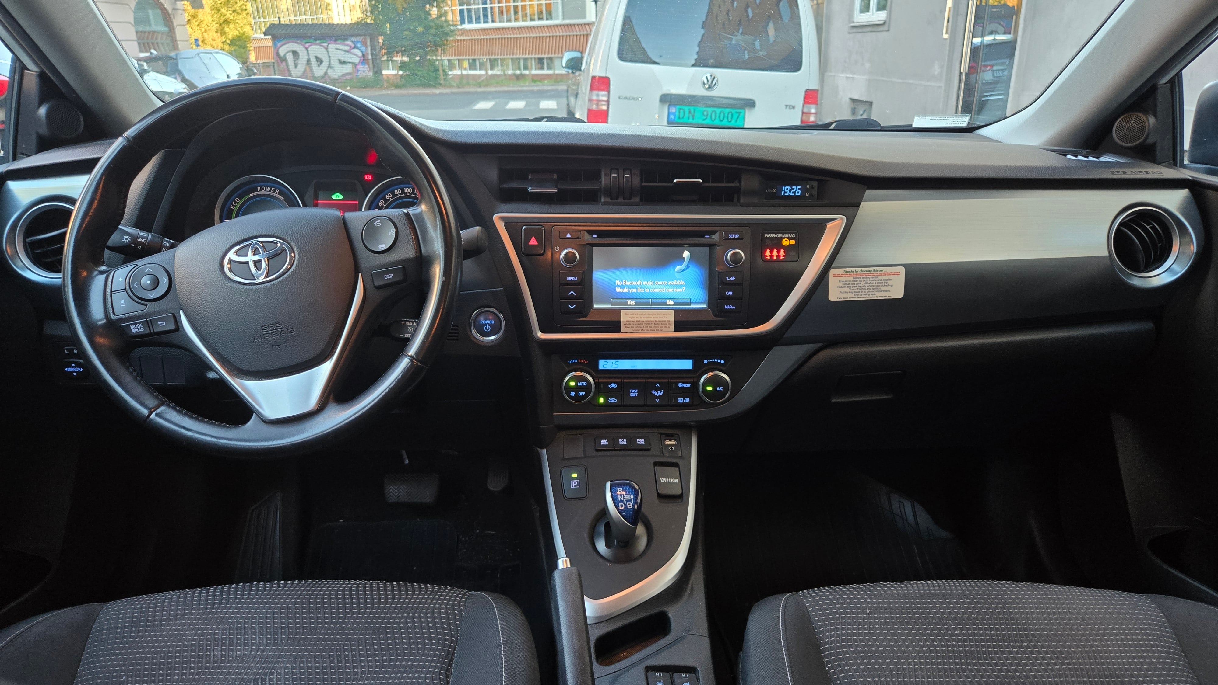 Toyota Auris 1,8 Hybrid, Automat, skiboks med Cruisekontroll