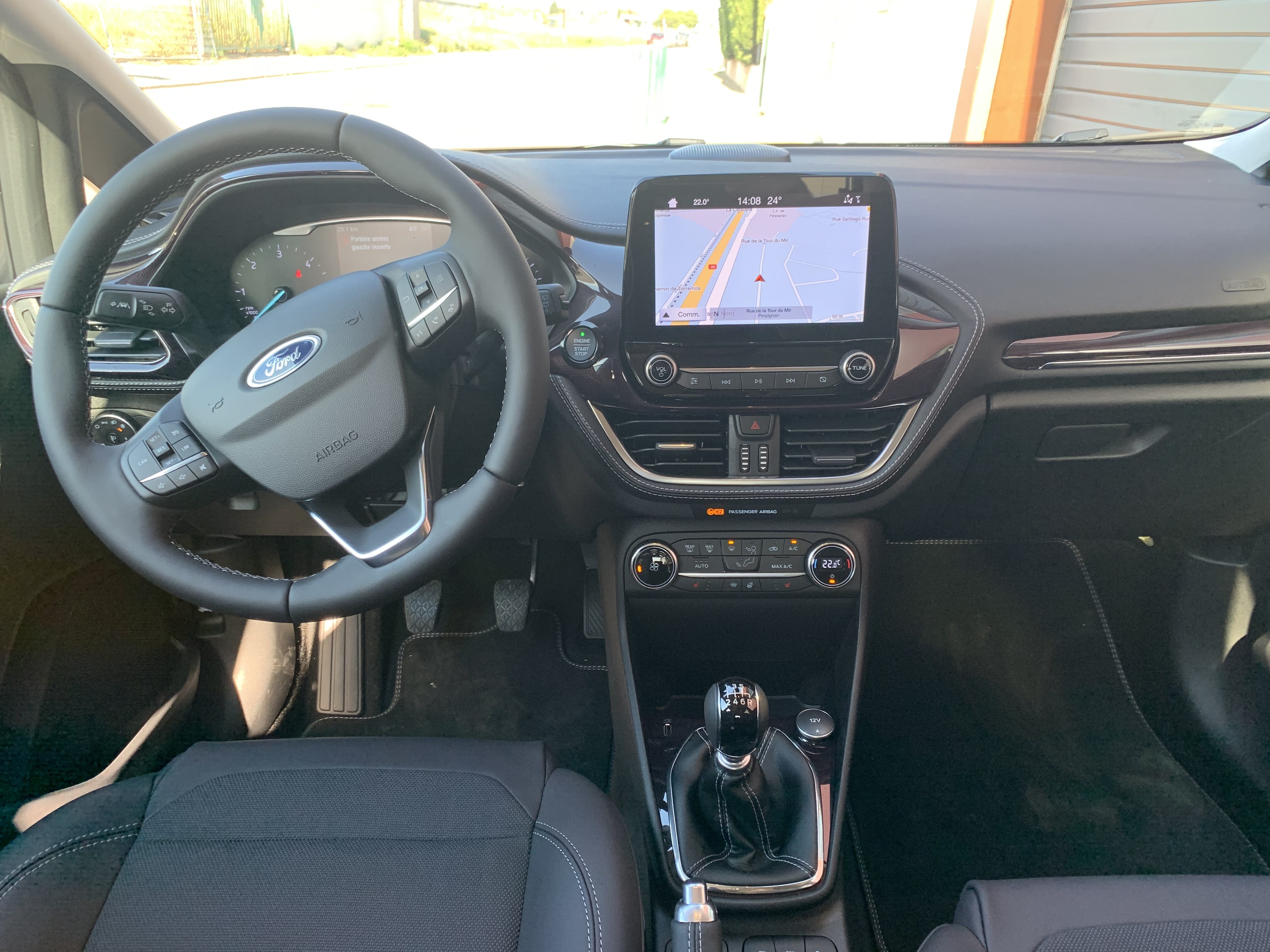 Ford Fiesta 1,5Tdci vignalé grise 85cv avec Régulateur de vitesse