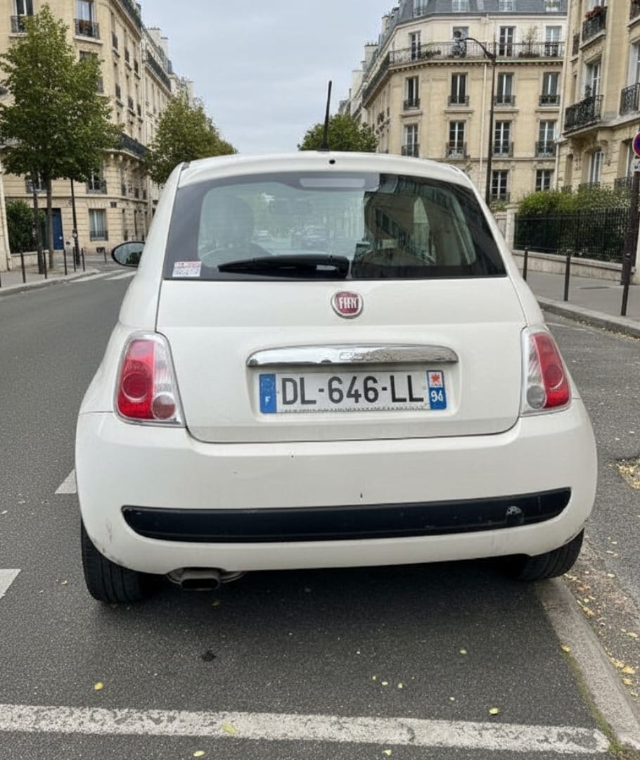 Fiat 500 avec GPS