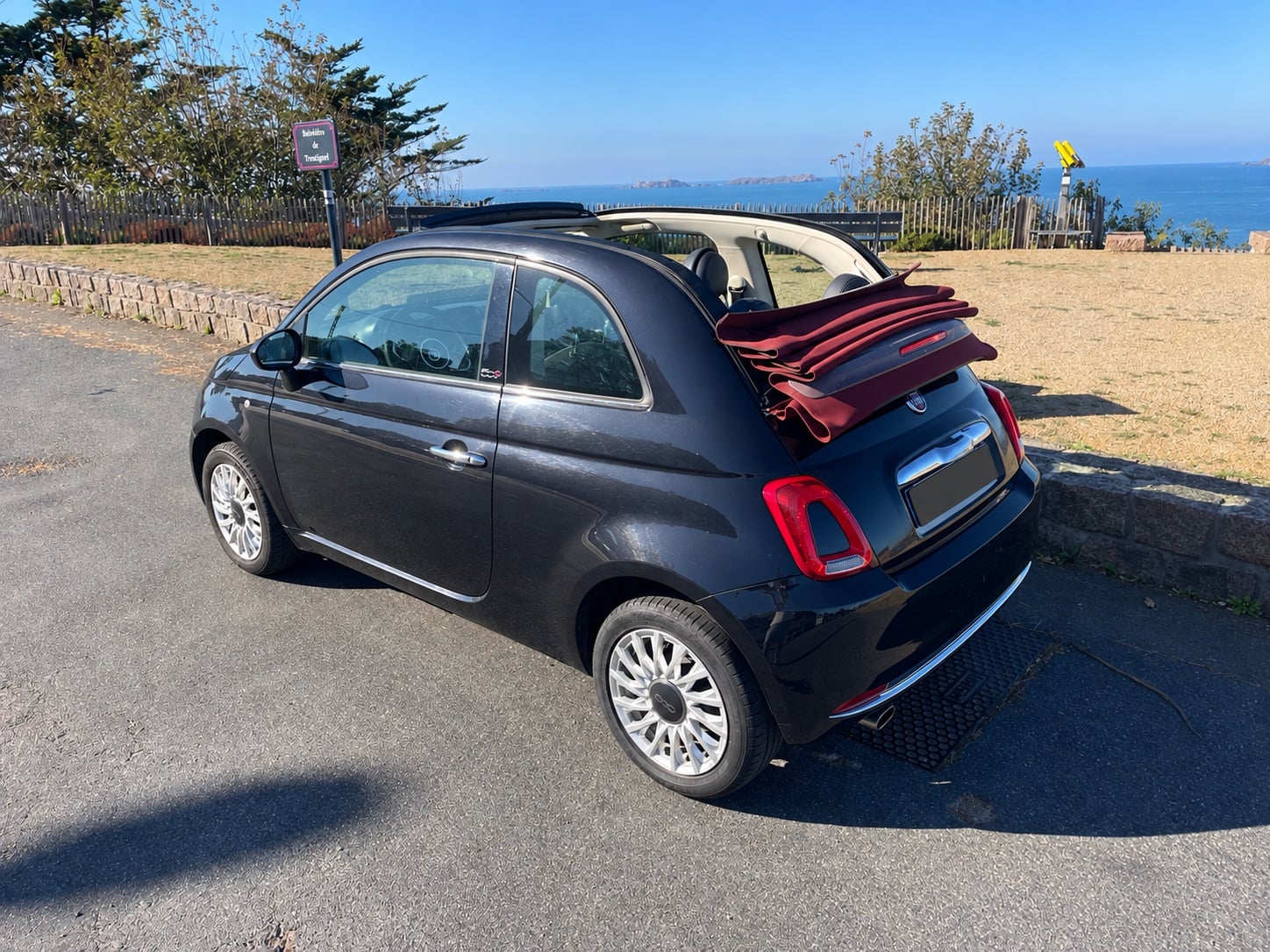 Fiat 500 C 1l2 69cv avec Climatisation