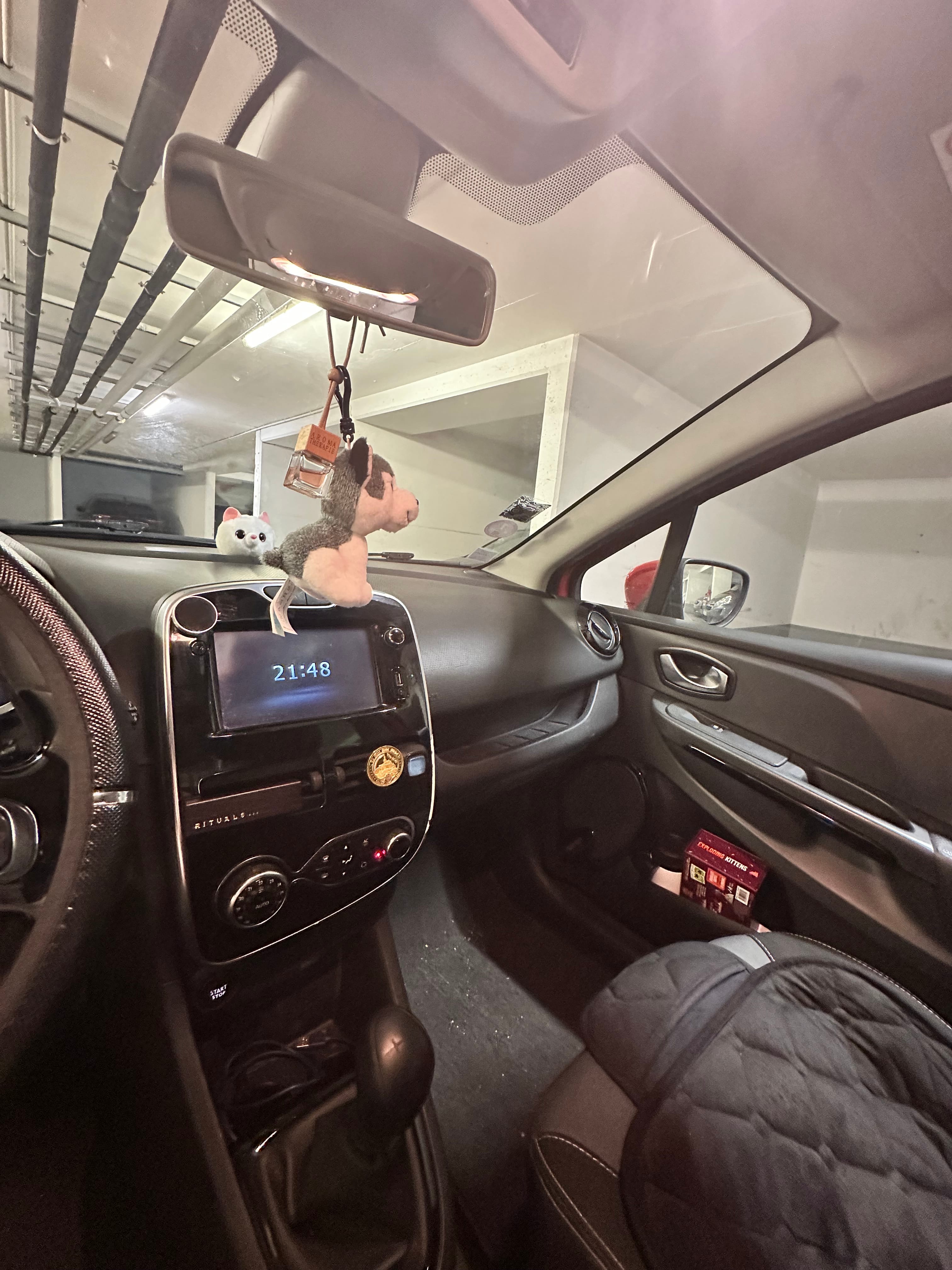 Renault Clio avec Coffre de toit