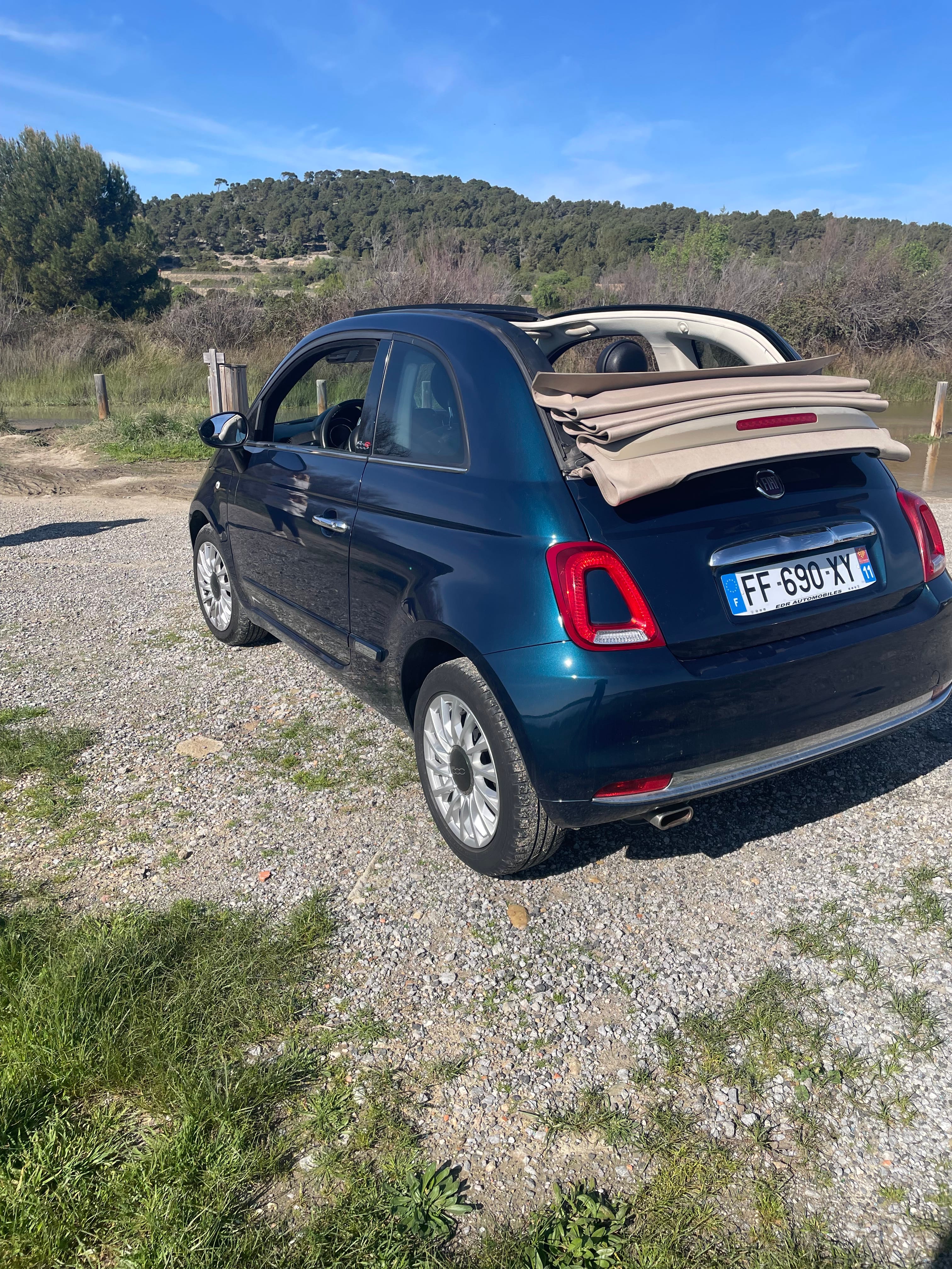 Fiat 500 C avec Caméra de recul