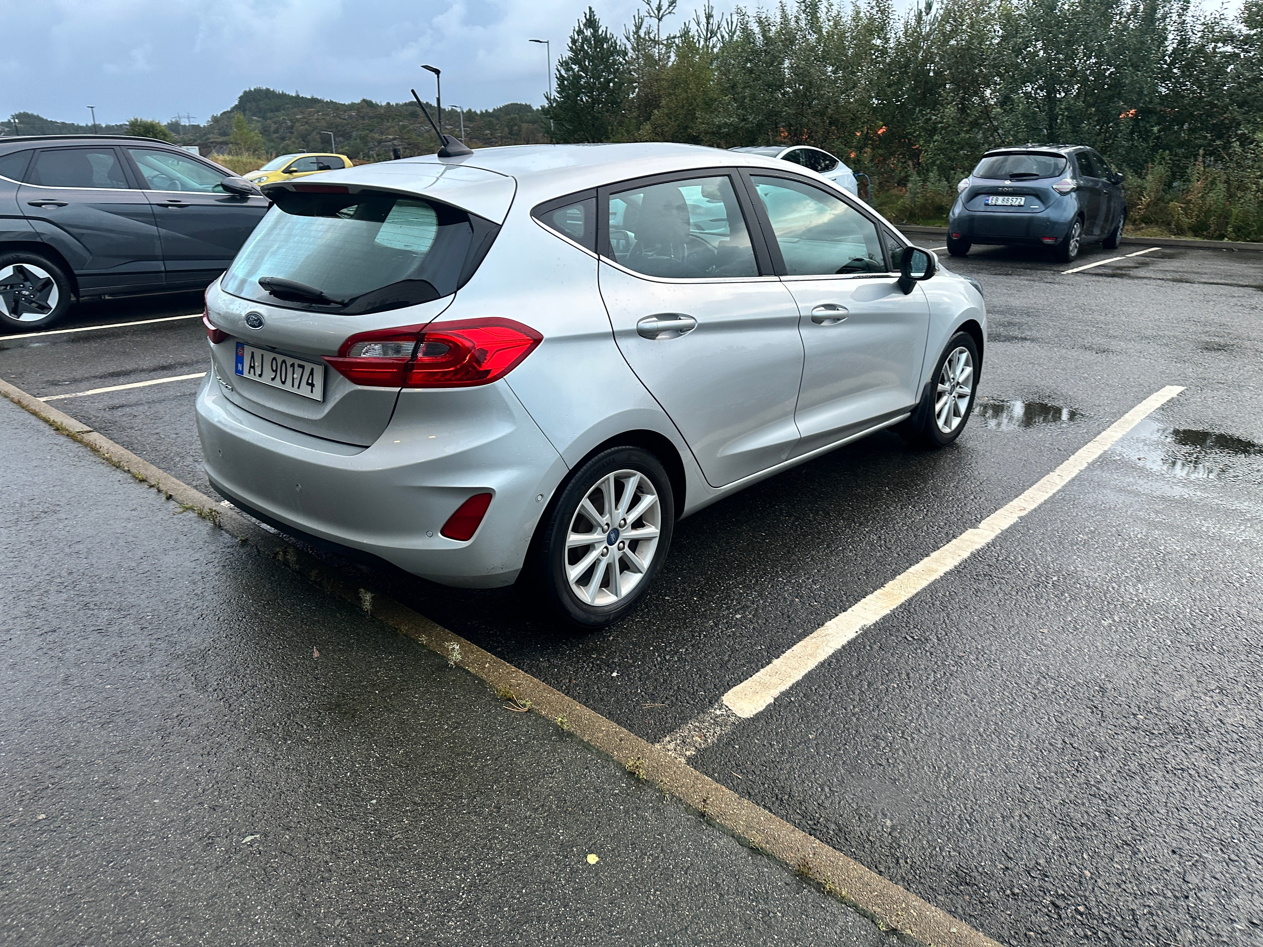 Ford Fiesta med Ryggekamera