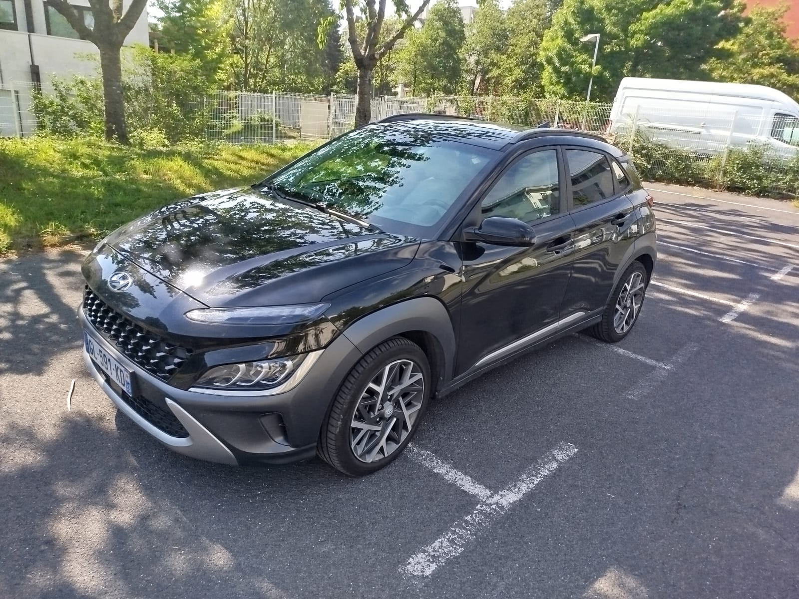 Hyundai Kona Hybride N Line, 2022, Essence 95 / Électrique (hybride), automatique
