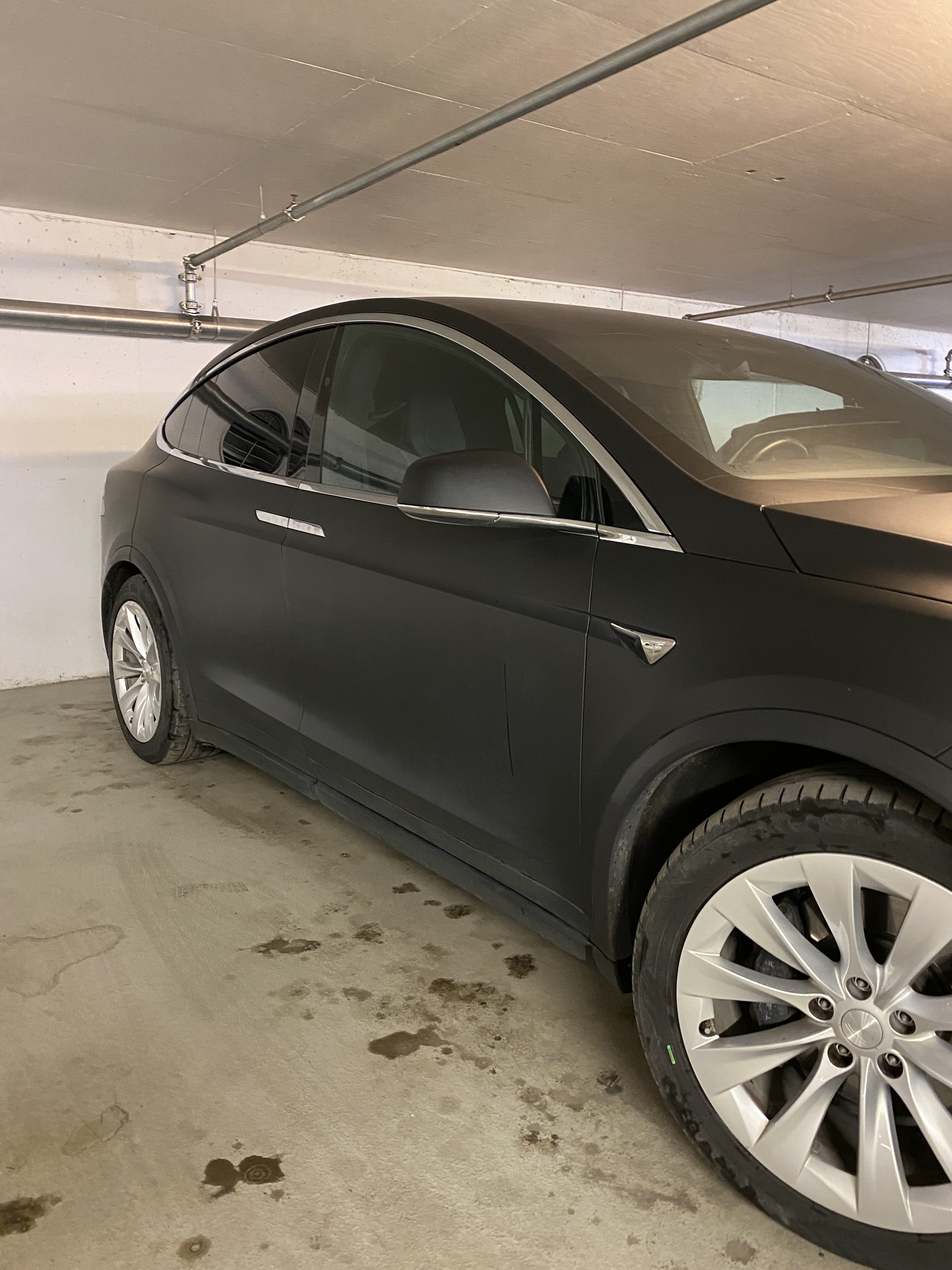 Tesla Model X med Aircondition