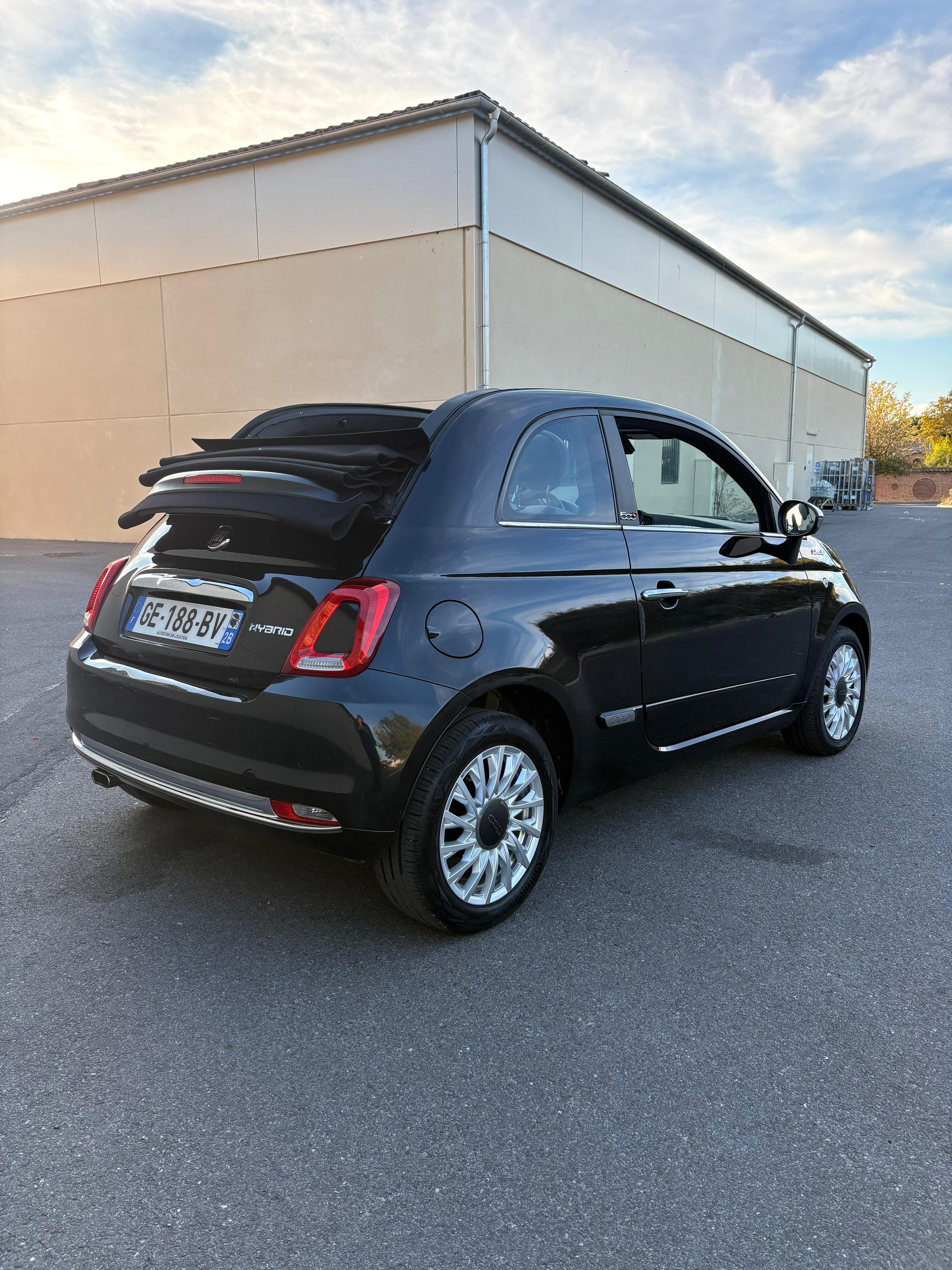 Fiat 500 C Hybride avec GPS