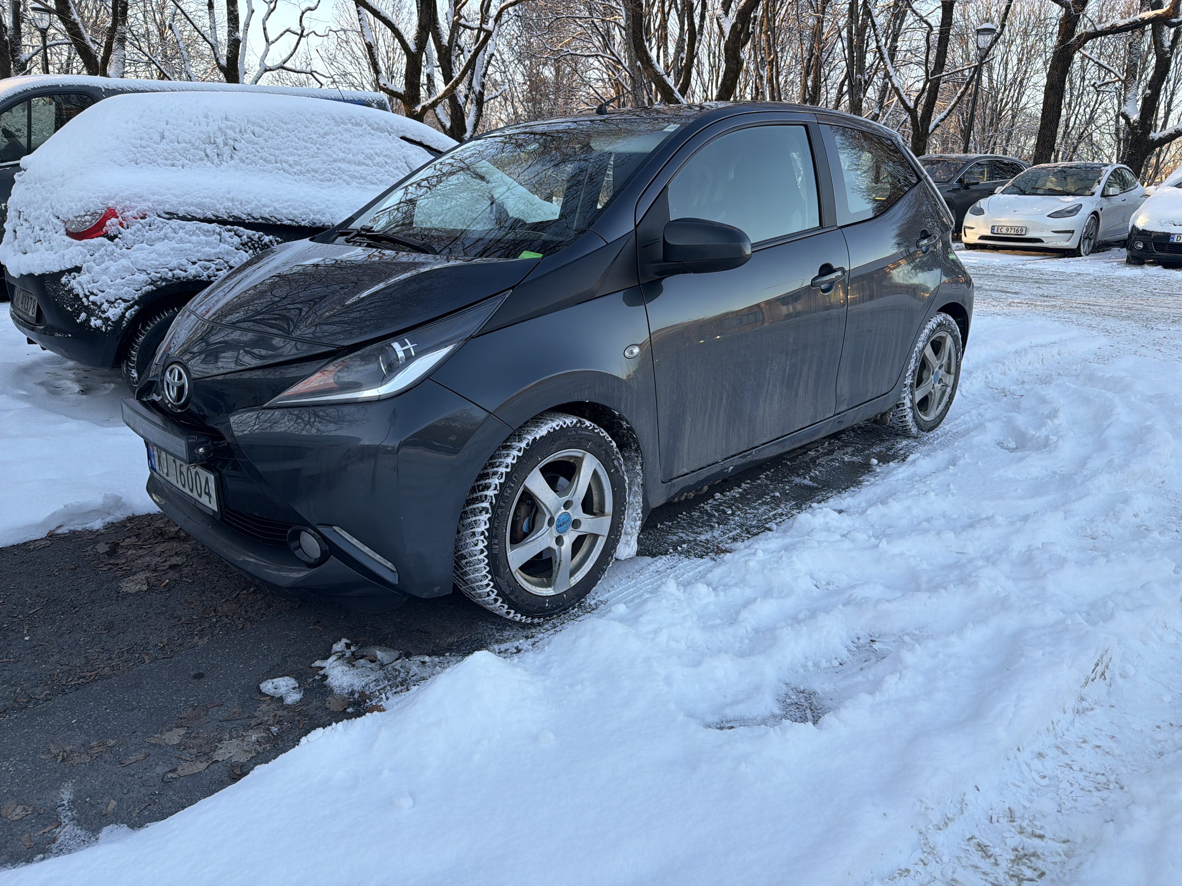 Toyota Aygo II, 2015, Blyfri 95, automatisk