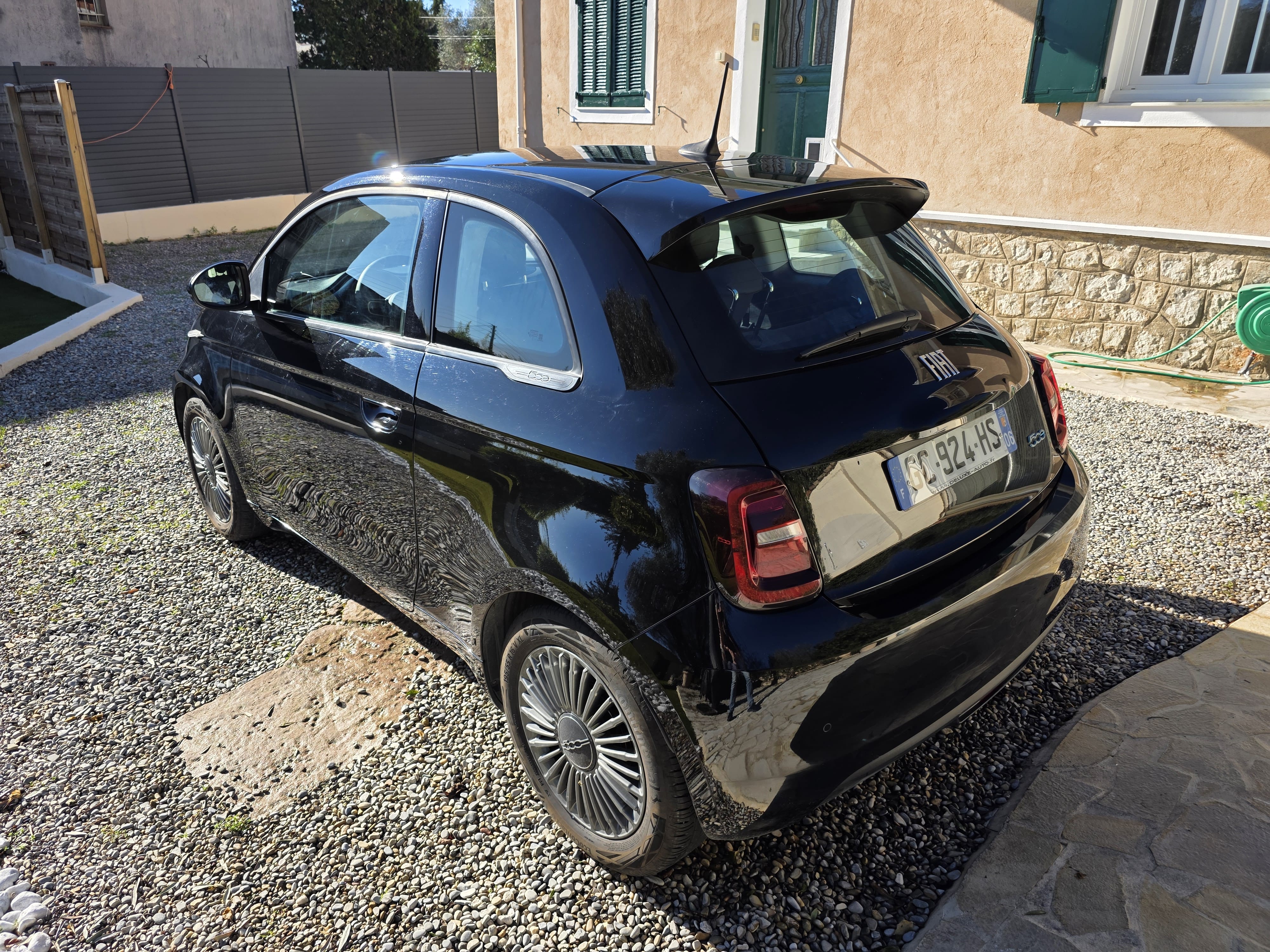 Fiat 500e avec GPS