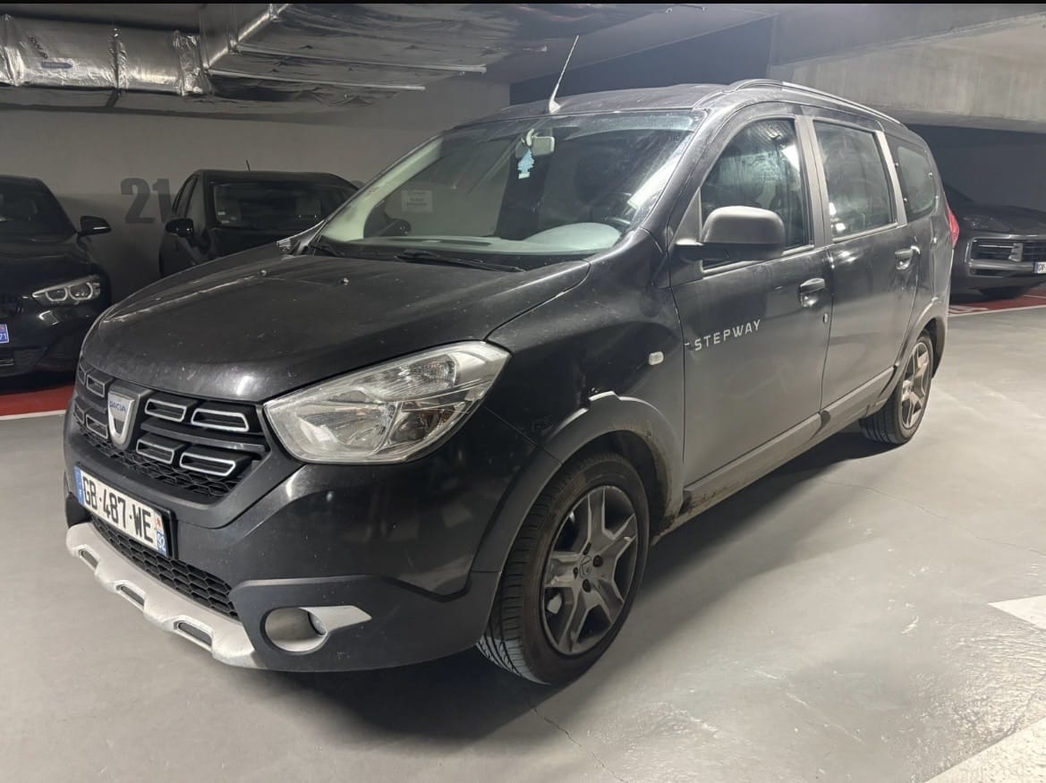 Dacia Lodgy STEPWAY 7 places 110ch Diesel (GB487-WW580) (Clim, GPS, USB, Caméra de recul,...)#, 2021, Diesel, 7 places