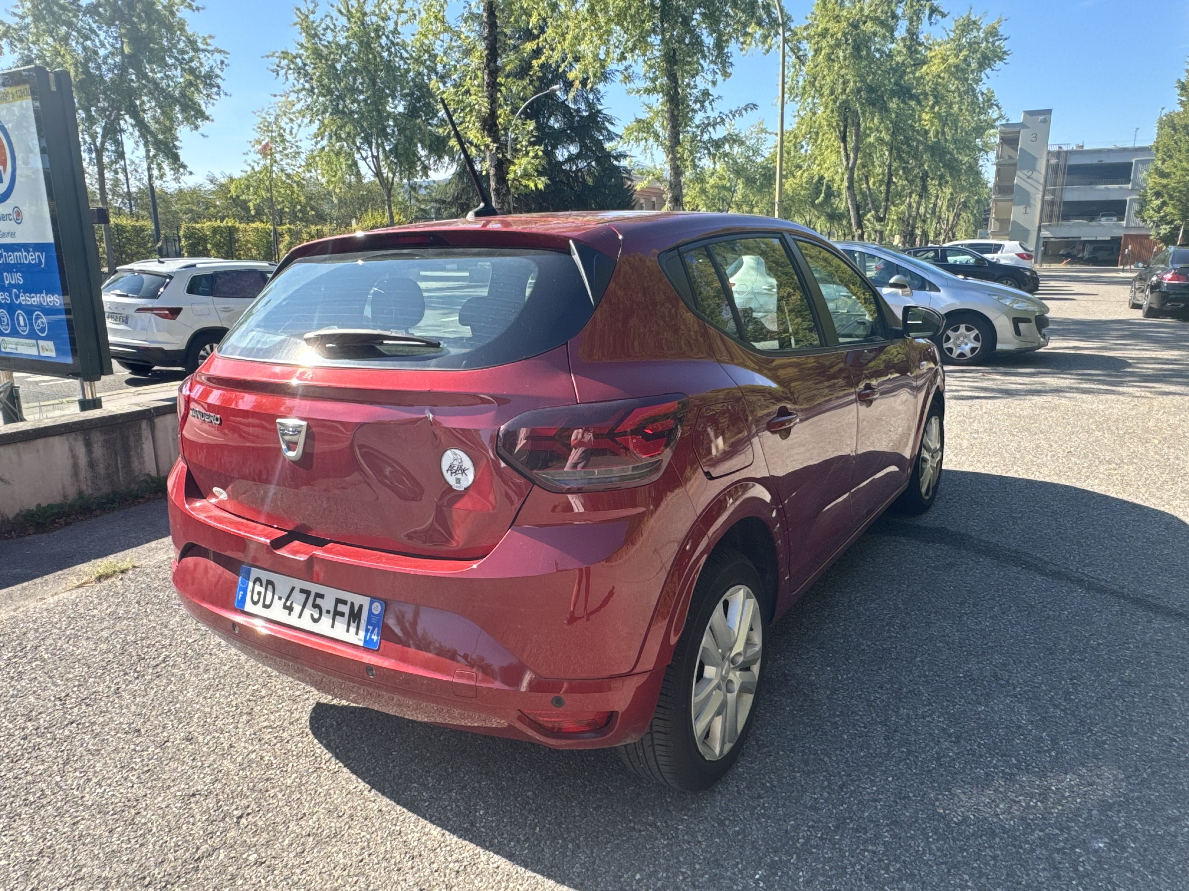 Dacia Sandero avec Régulateur de vitesse