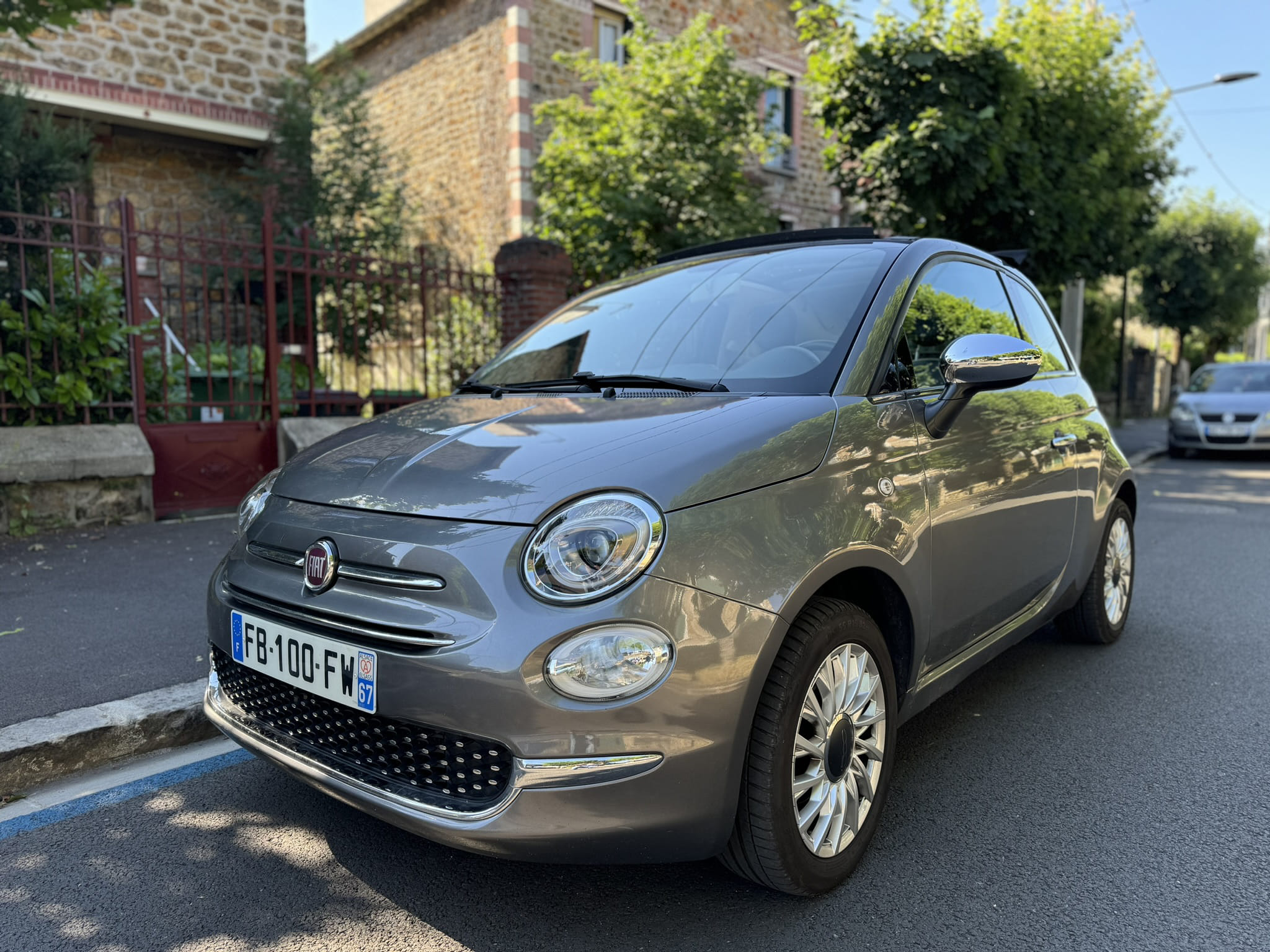 Fiat 500 C Citadine, 2017, Essence 98, automatique