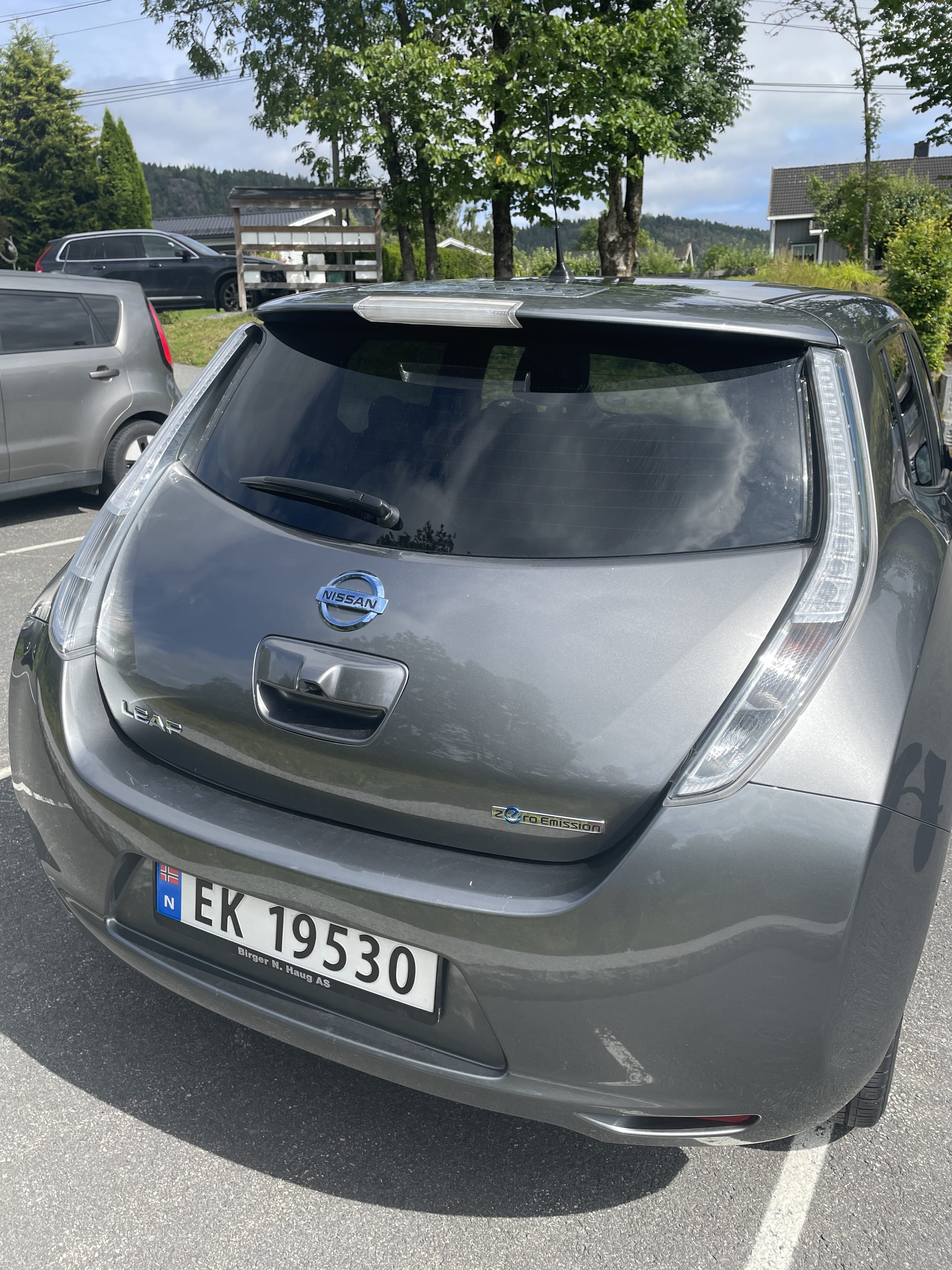 Nissan Leaf med GPS