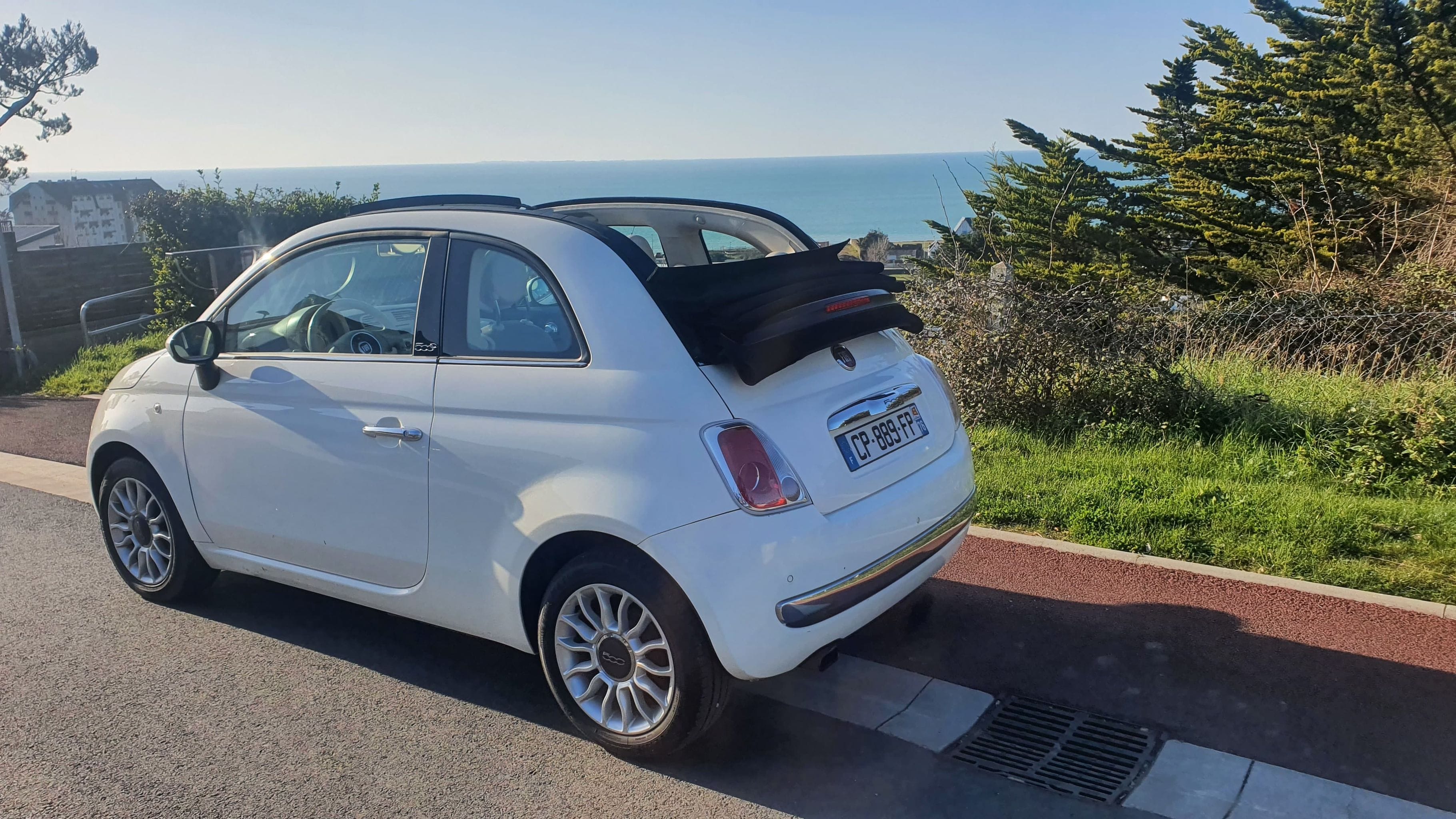 Fiat 500 C avec Climatisation