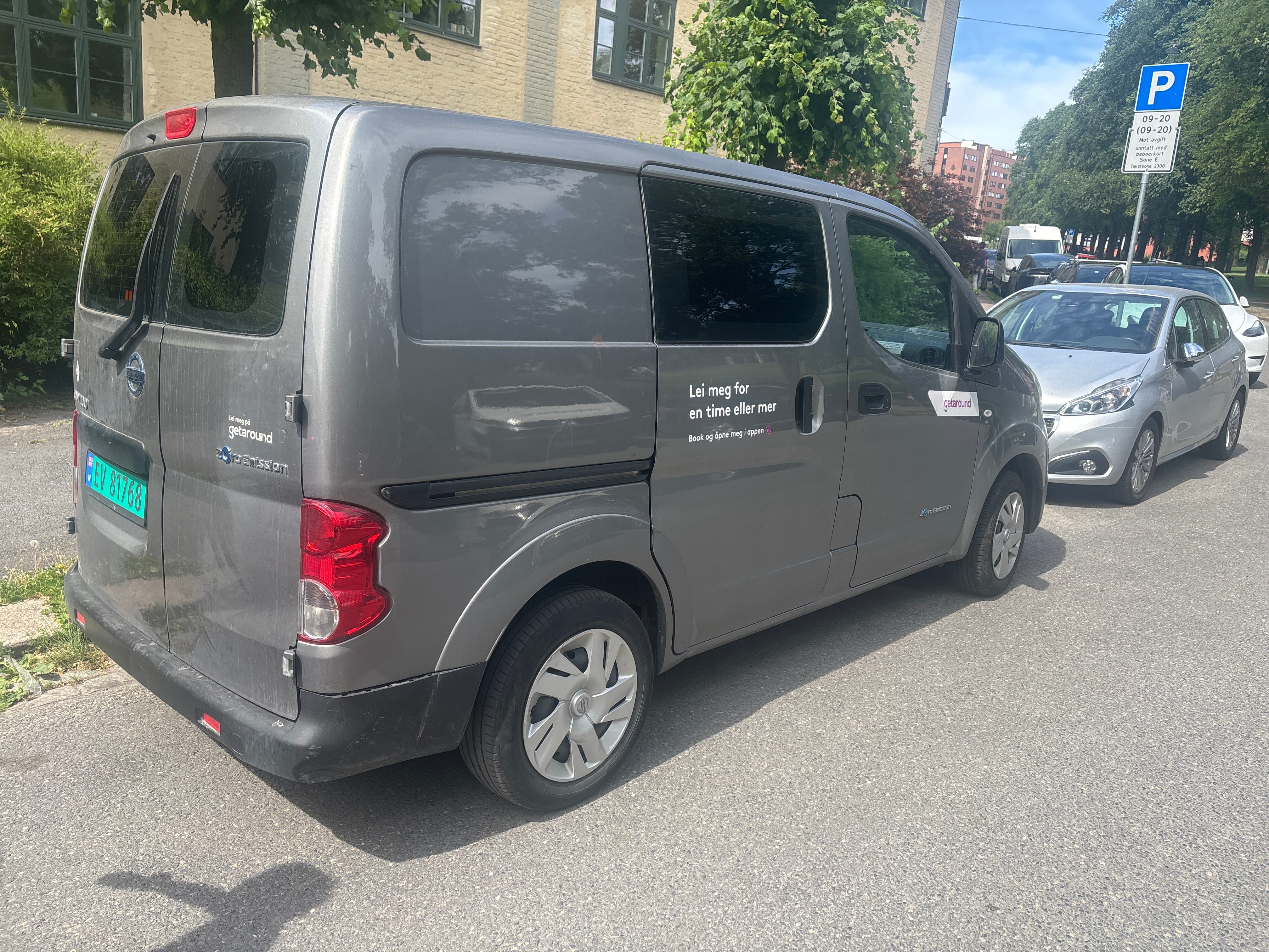 Nissan e-NV200 Varebil 4 - 40kWh (200km rekkevidde).... mit Dashcam