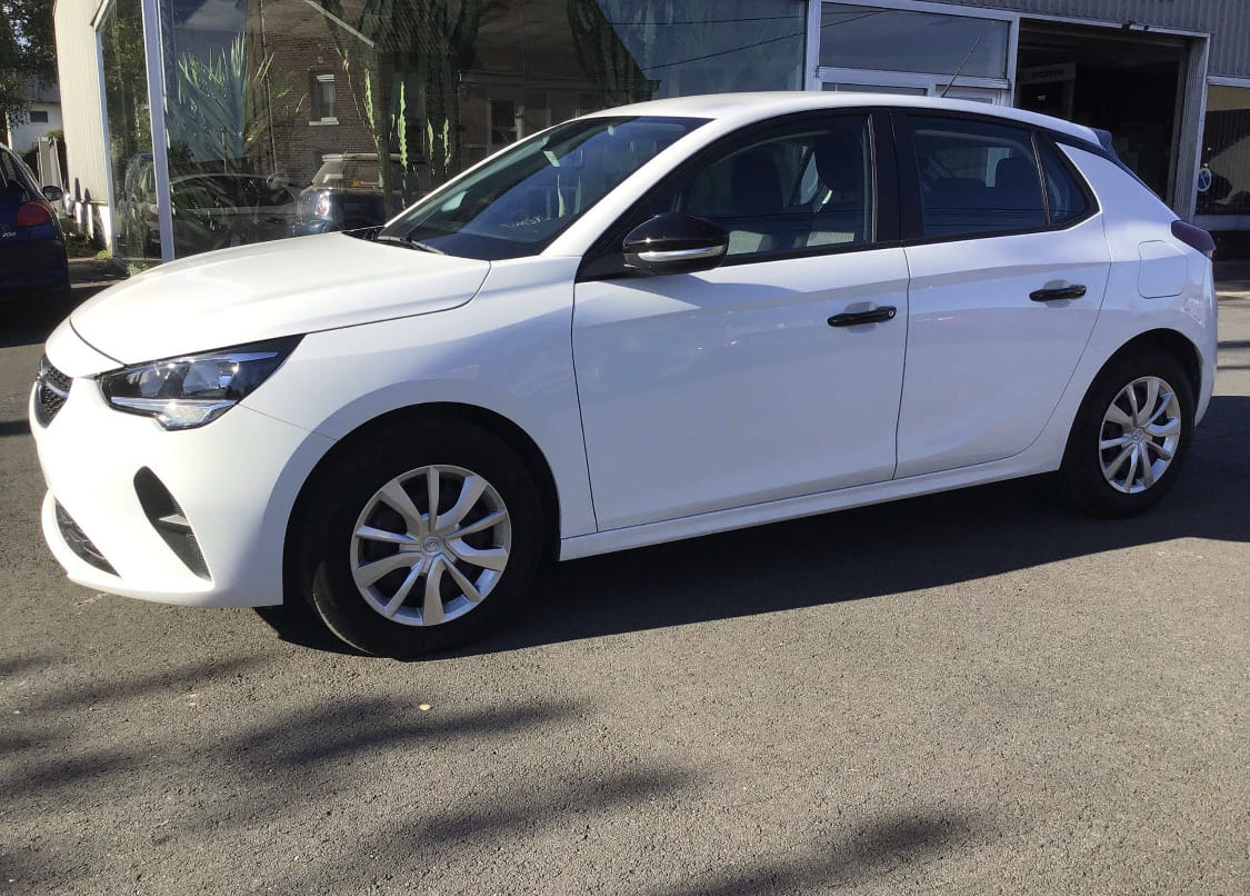 Opel Corsa 1.2i Edition, Airco (gare du Midi), 2021, Euro 95 (E10)