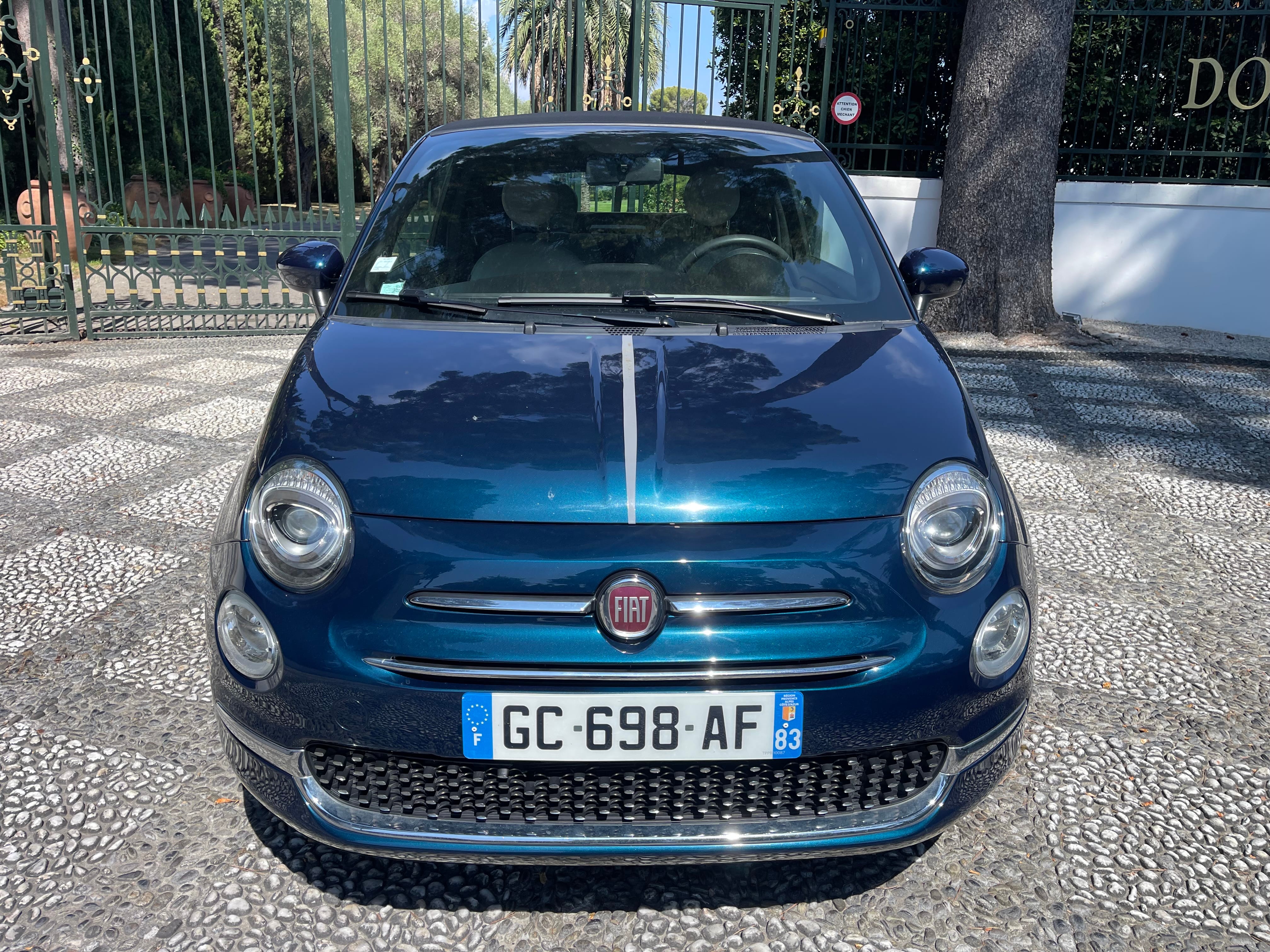 Fiat 500 C Hybride Cabriolet avec Android Auto