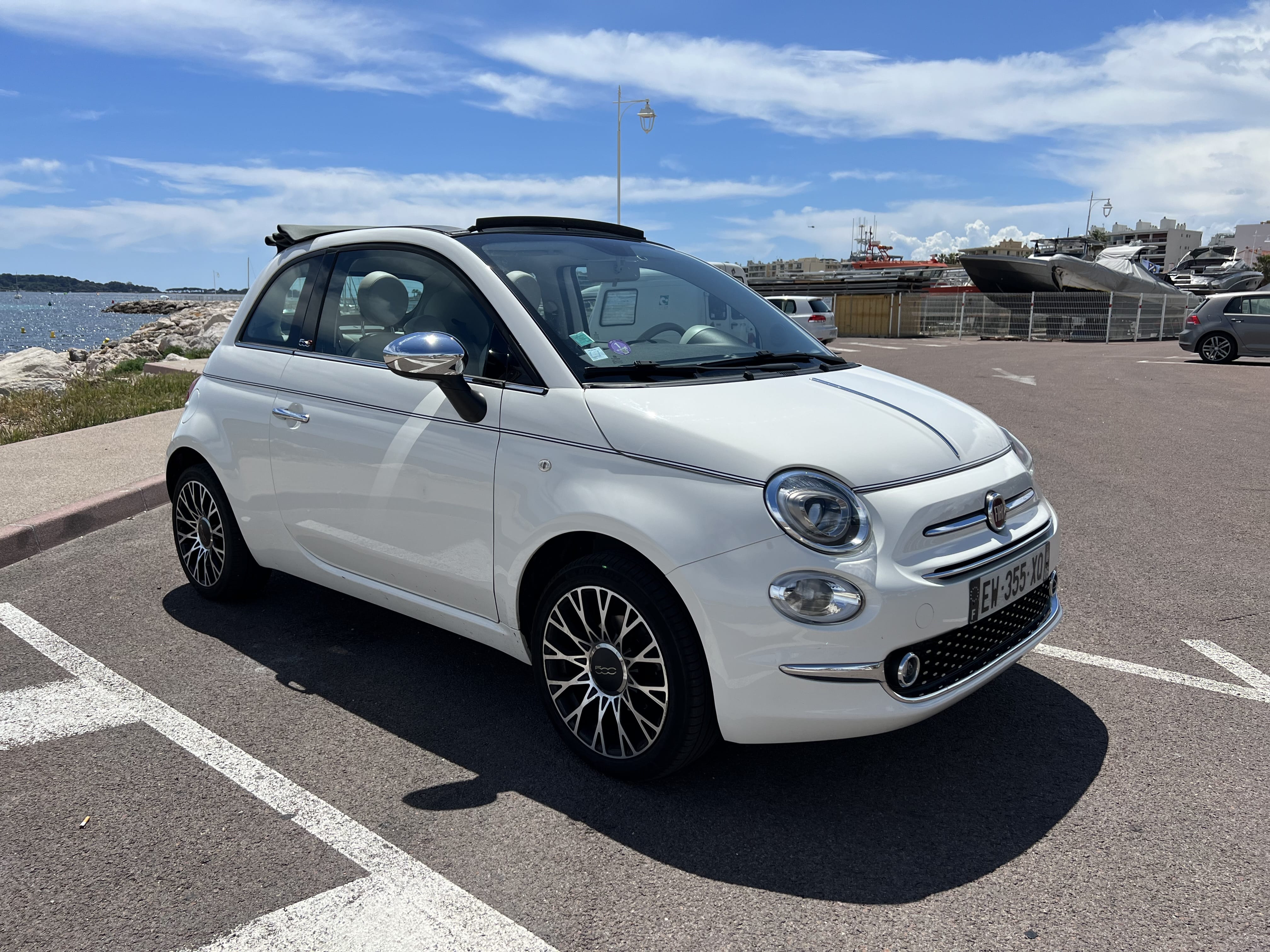 Fiat 500 C avec Entrée audio / iPod