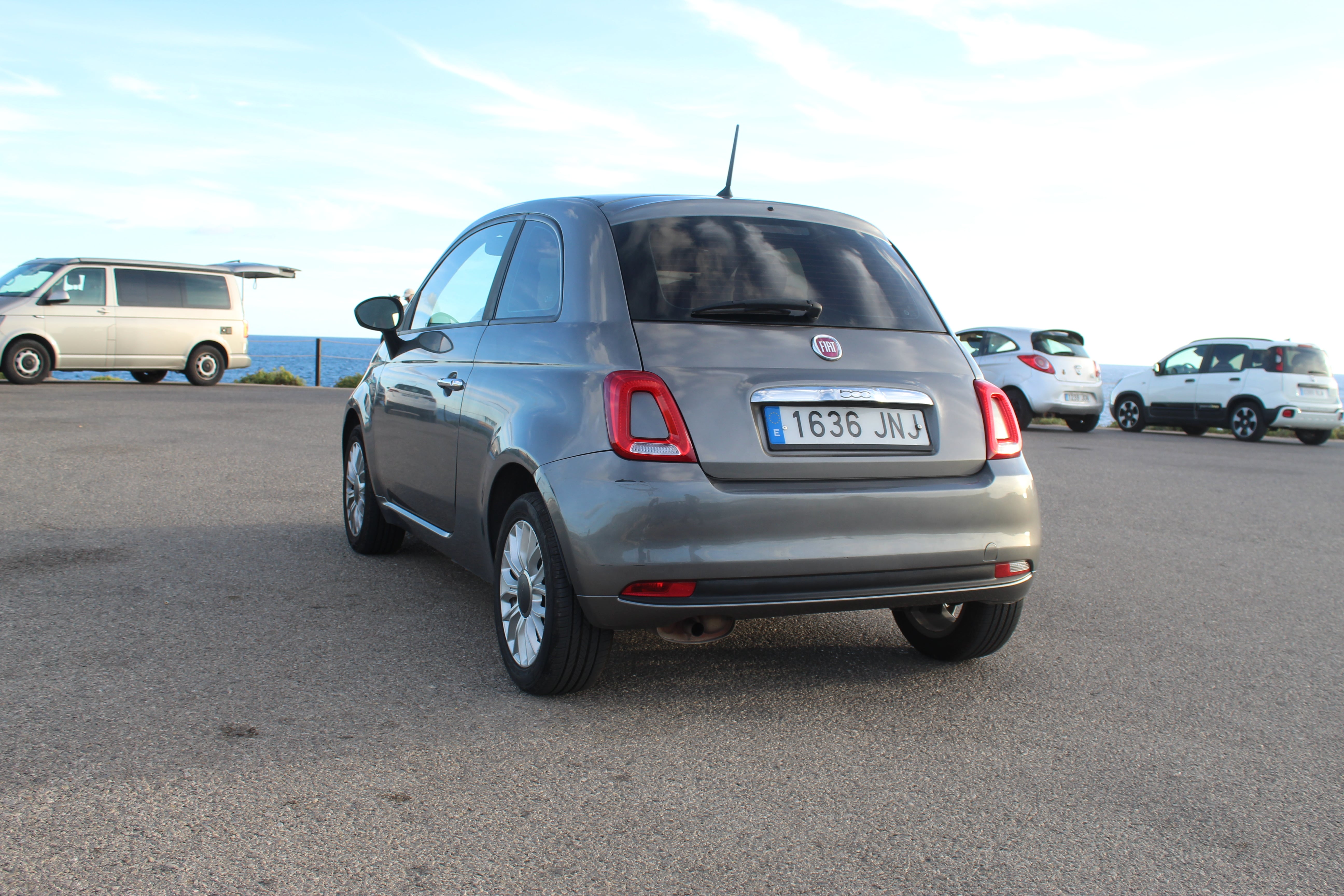 Fiat 500 con Silla infantil