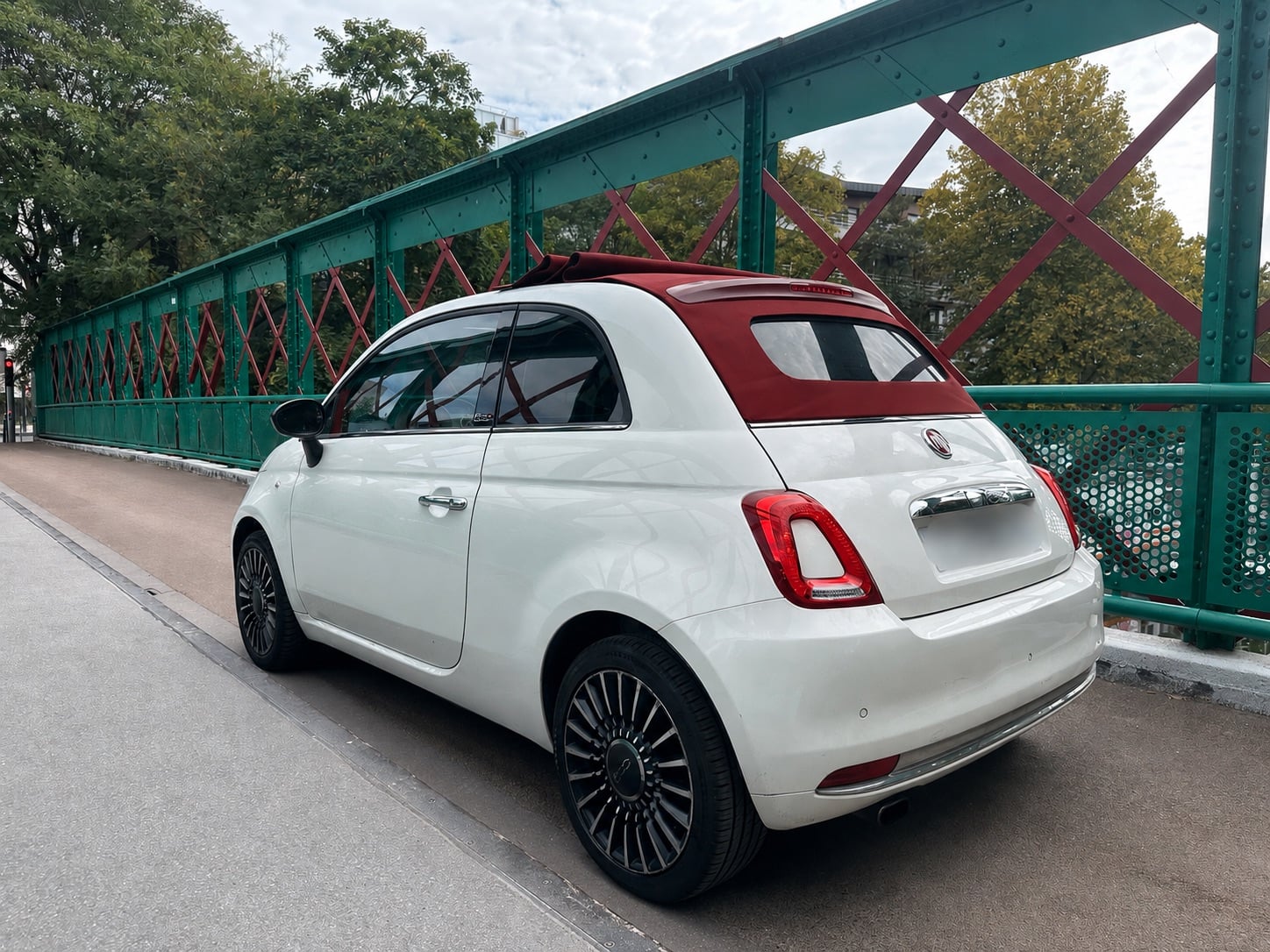 Fiat 500 C avec GPS