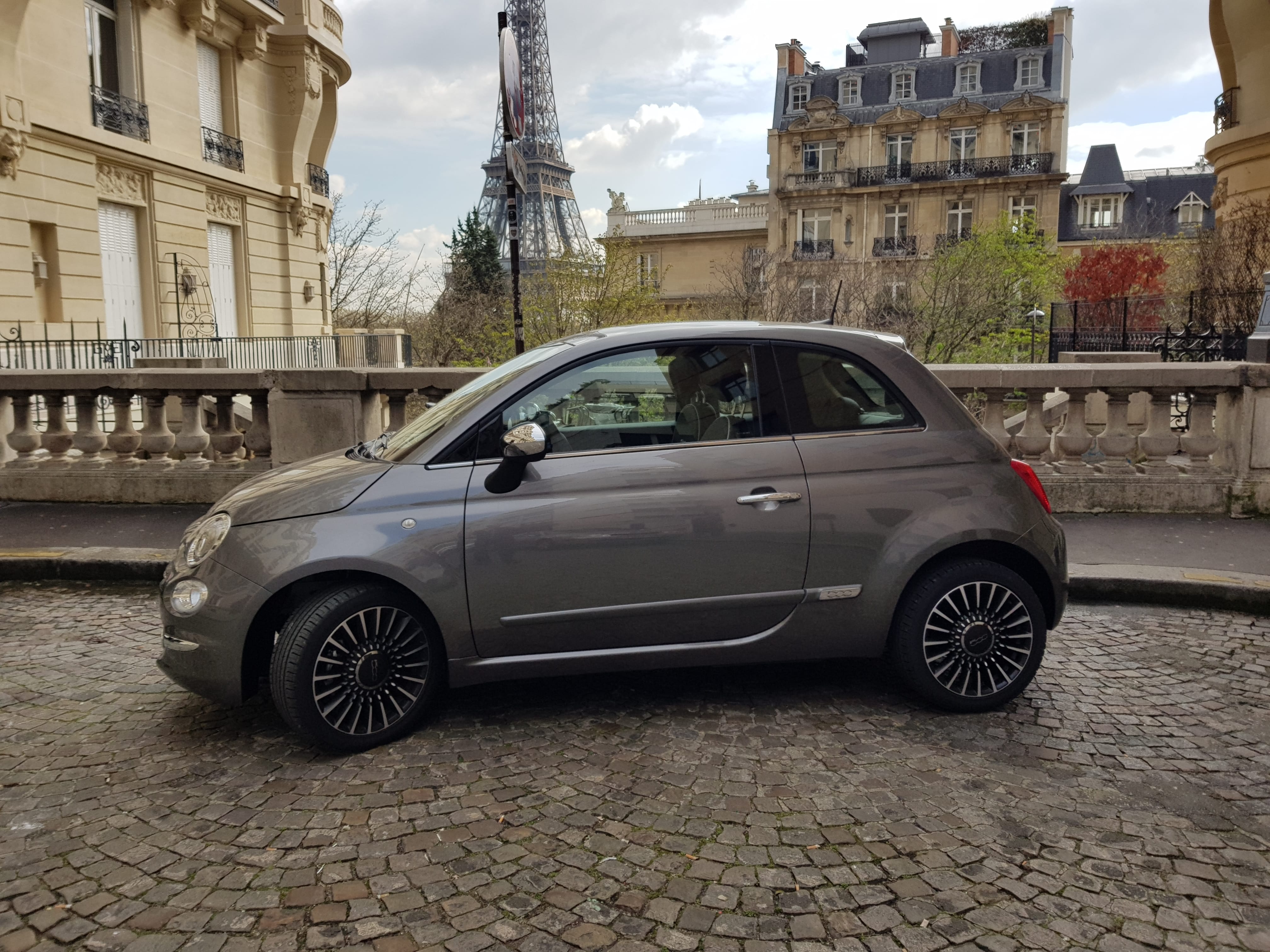 Fiat 500 Anthracite Chrome avec Climatisation