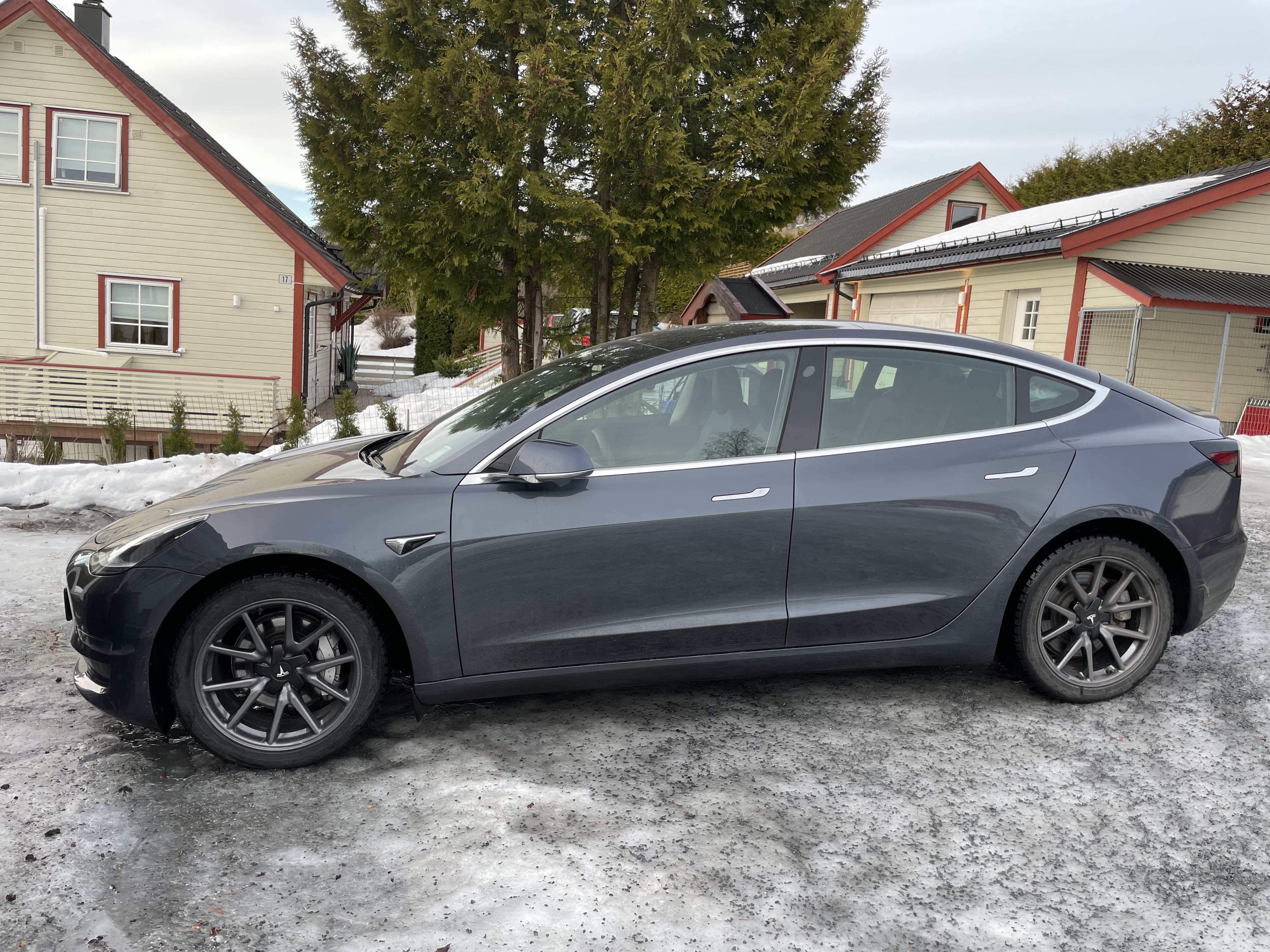 Tesla Model 3 med Aircondition