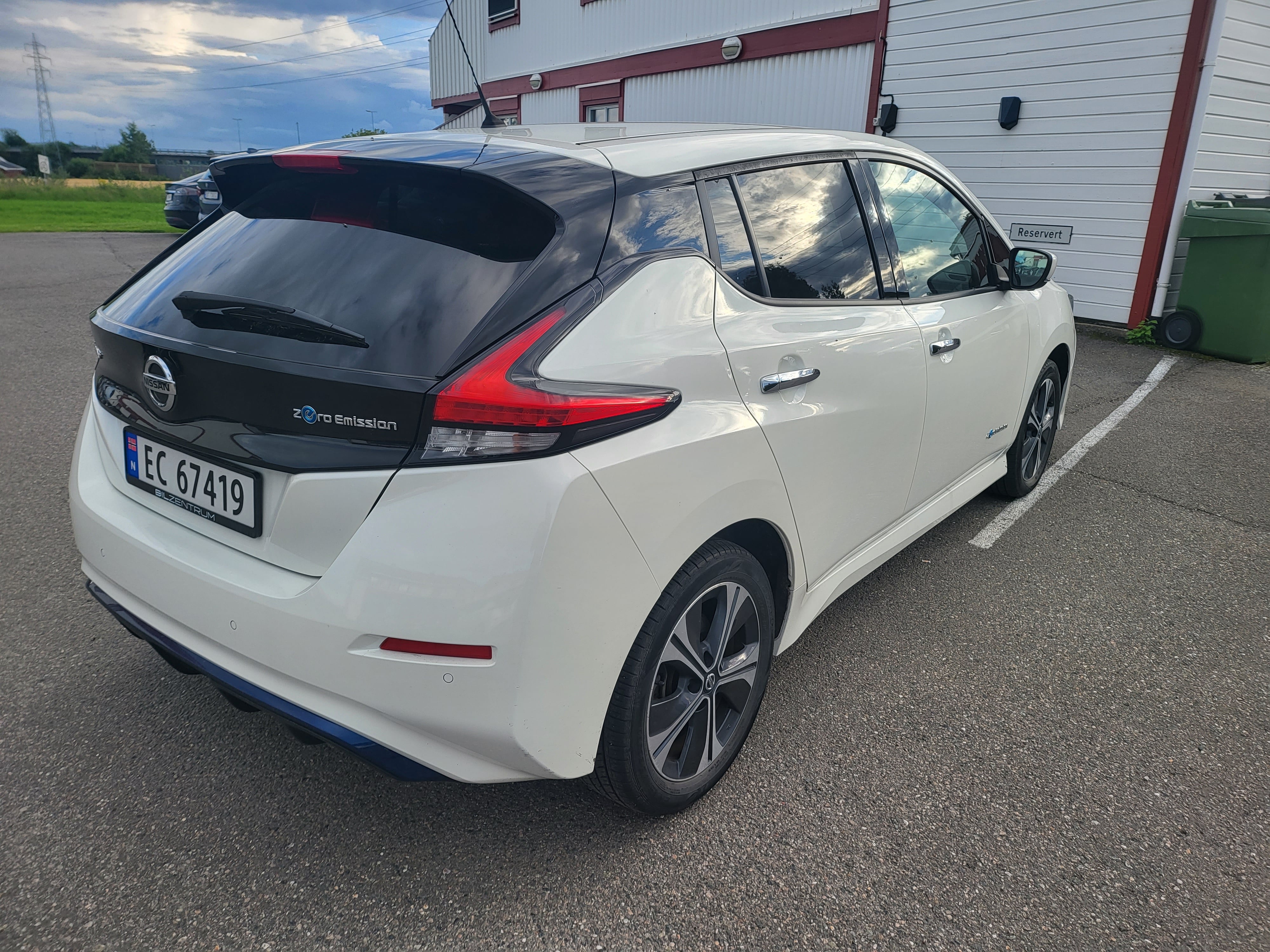 Nissan Leaf med GPS