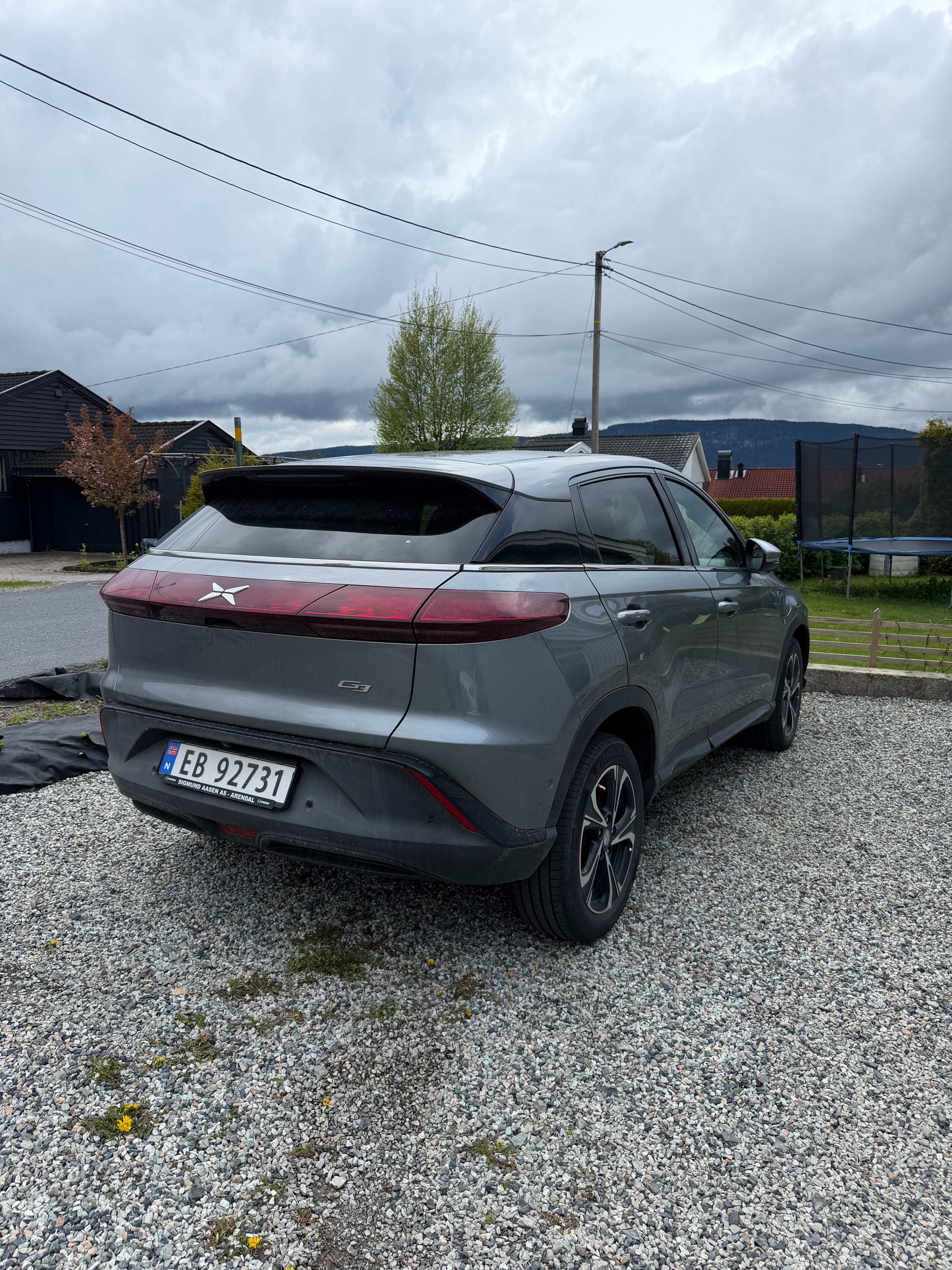 Xpeng G3 med Ryggekamera