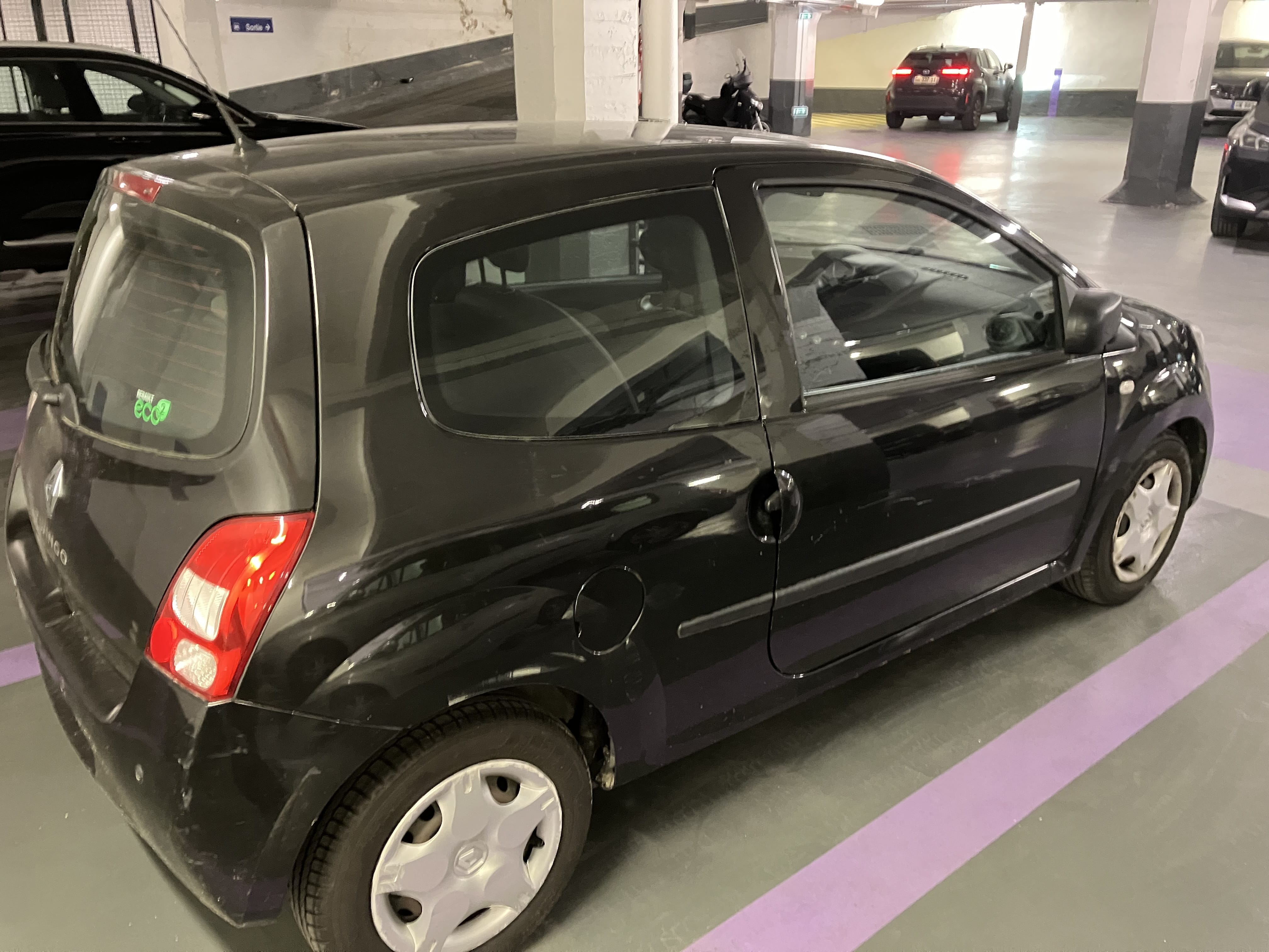 Renault Twingo II avec Siège bébé